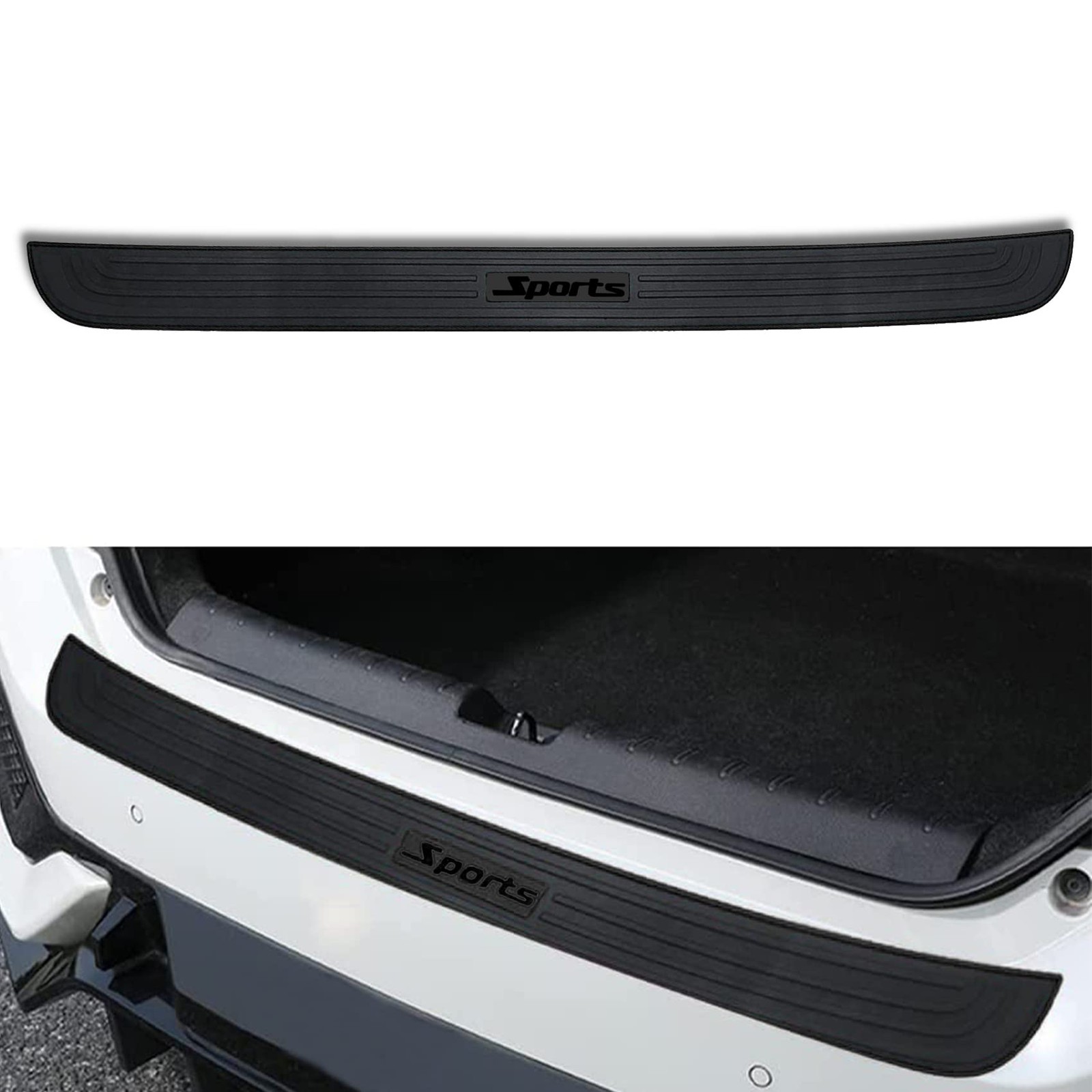 Car Rear Bumper Protector, 35.4 * 2.7 Inches Car Rear Bumper Guard Strip