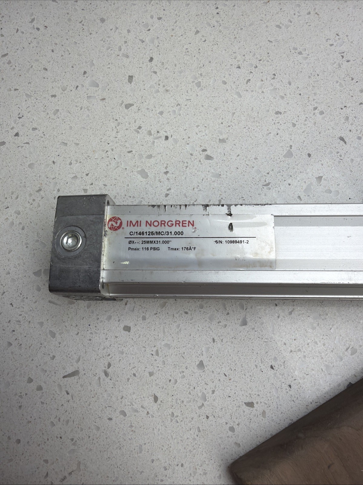 C/146125/MC/31.000 IMI Norgren Pneumatic Cylinder 116PSI