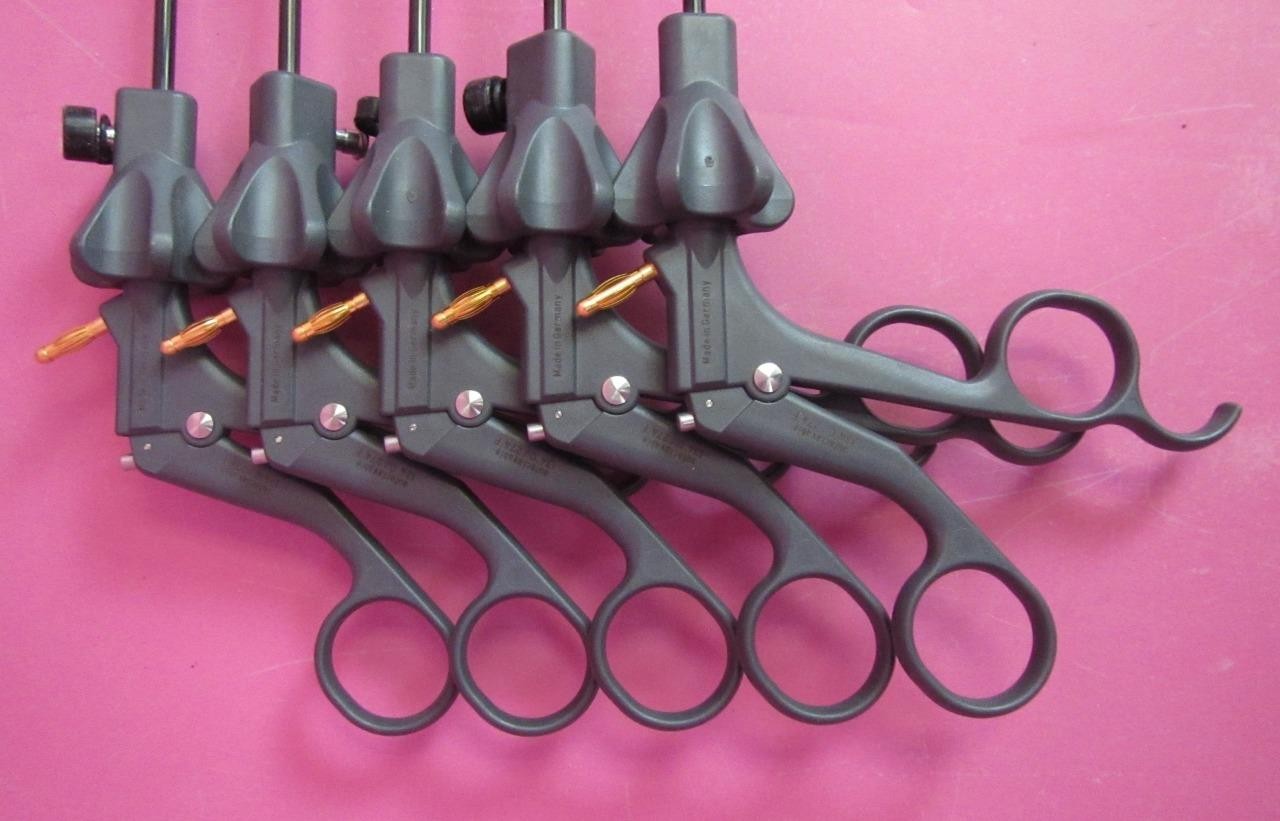 Stryker V.Mueller Snowden Pencer 8 Pc Bipolar 5mm Laparoscopic Instrument Set
