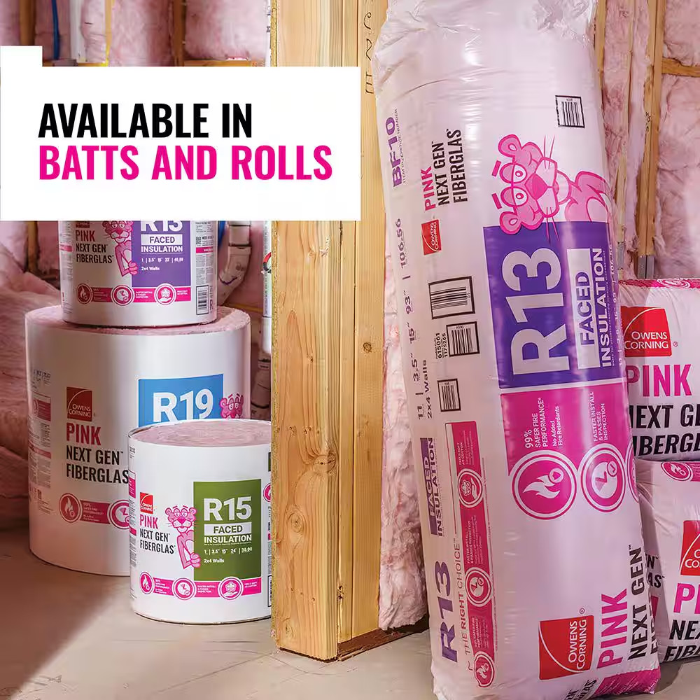 R- 30 Unfaced Fiberglass Insulation Roll 15 In. X 25 Ft. (1 Roll)