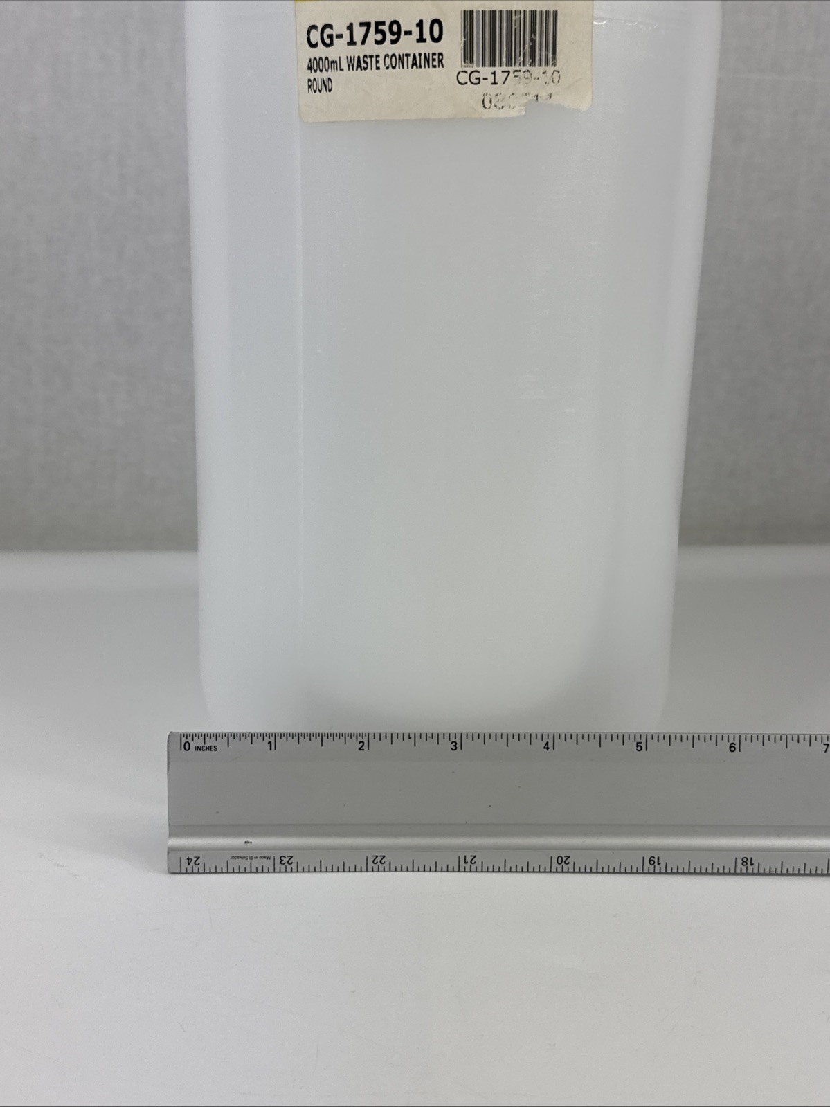 New Chemglass 4000mL waste container, model CG-1759-10