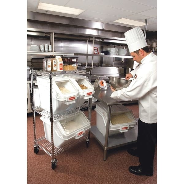 Rubbermaid Commercial Fg9g5700wht Proserve 100 Cup Ingredient Bin Bulk Storage