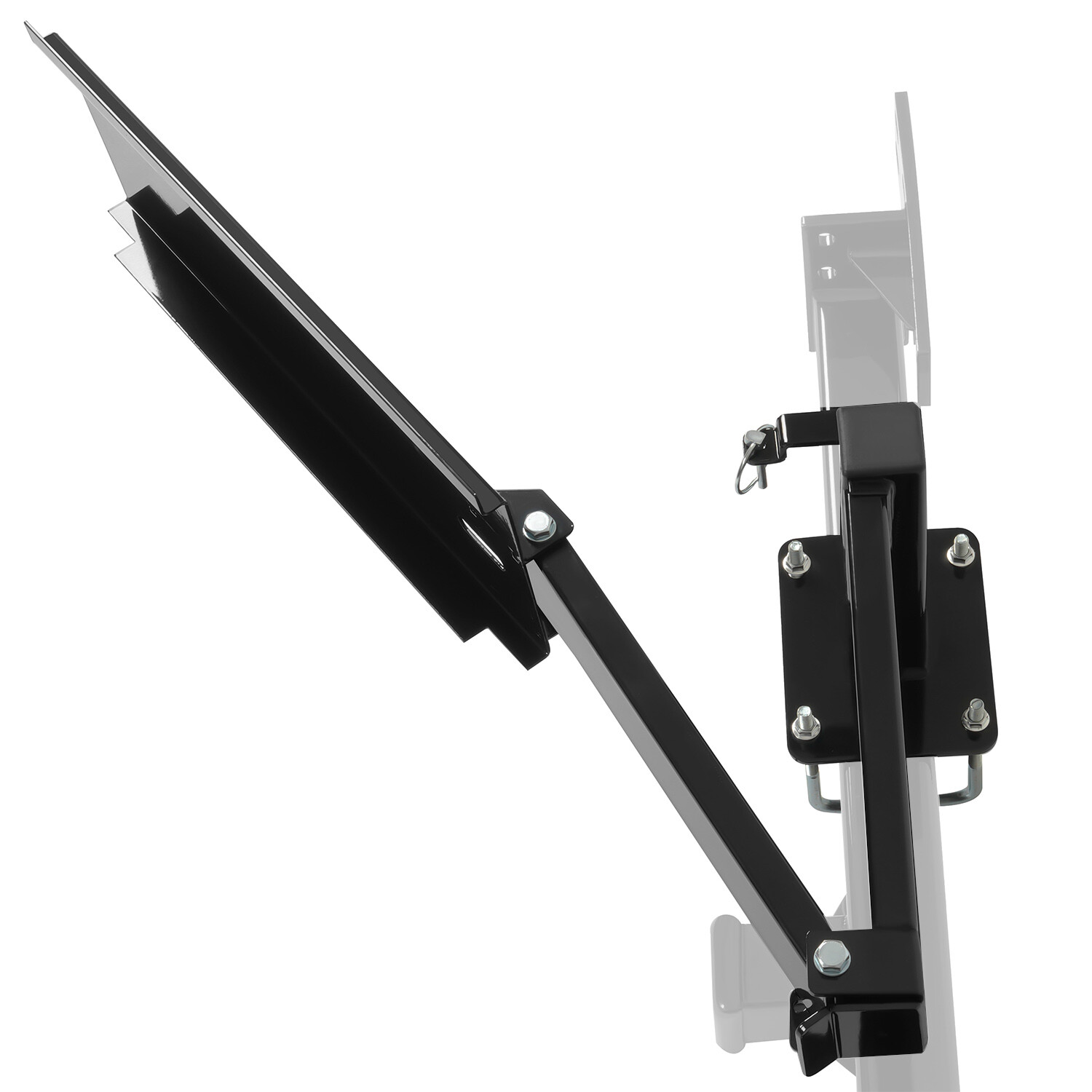Quick Products Steel Bumper-Mounted Swing Arm Assembly For Grilling Tailgating