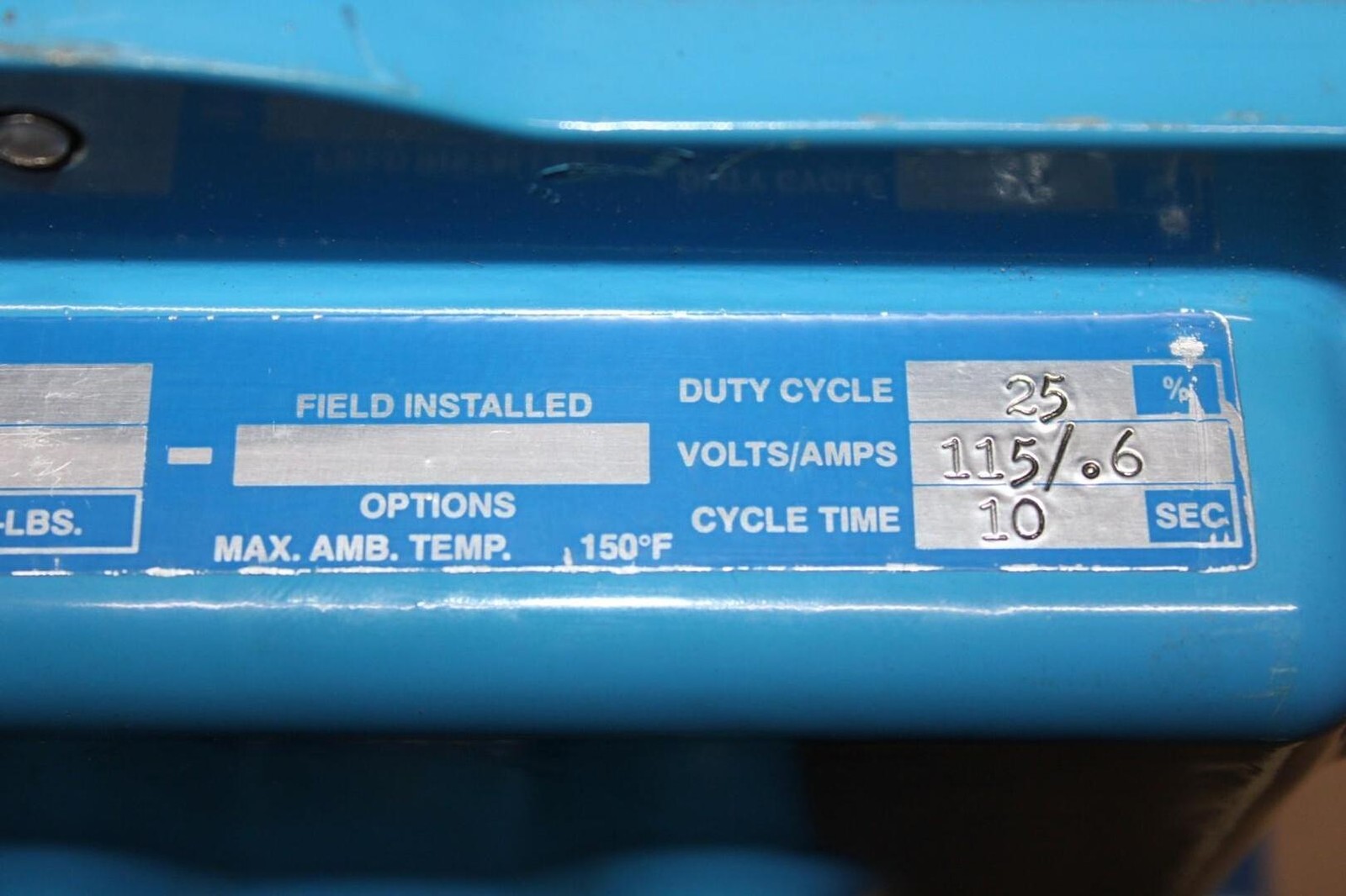 VALVCON ACTUATOR VW300S115A 300 IN-LBS 115 VAC 0.6 AMP 10 SEC CYCLE **WARRANTY**