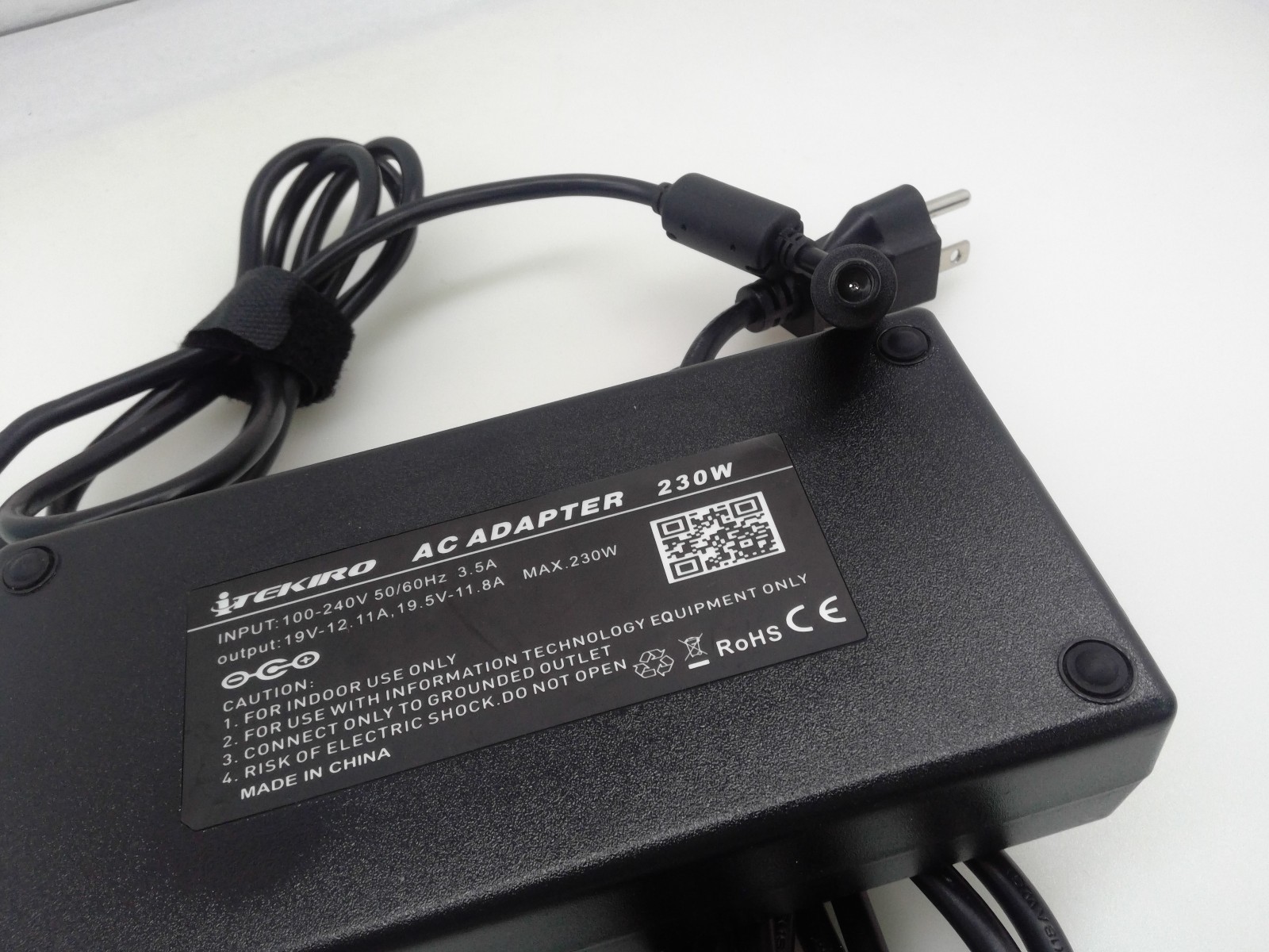 iTEKIRO Laptop AC Adapter 230W Power supply Output 19.5V 11.8A Tip 7.4*5.0mm
