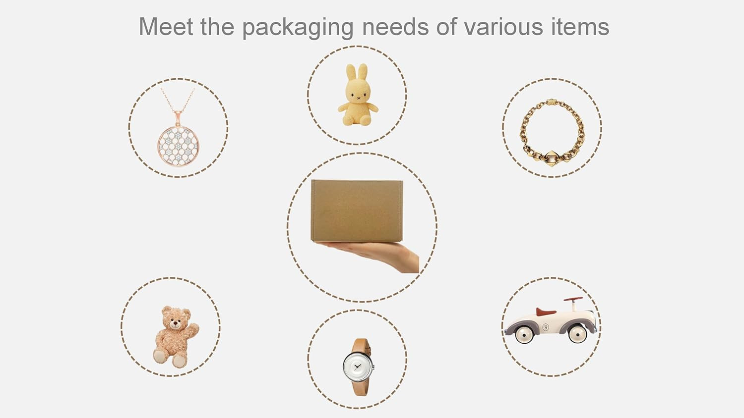 7X5X2 Inch Set of 50 Pack Brown Corrugated Shipping Boxes – Cardboard Boxes for