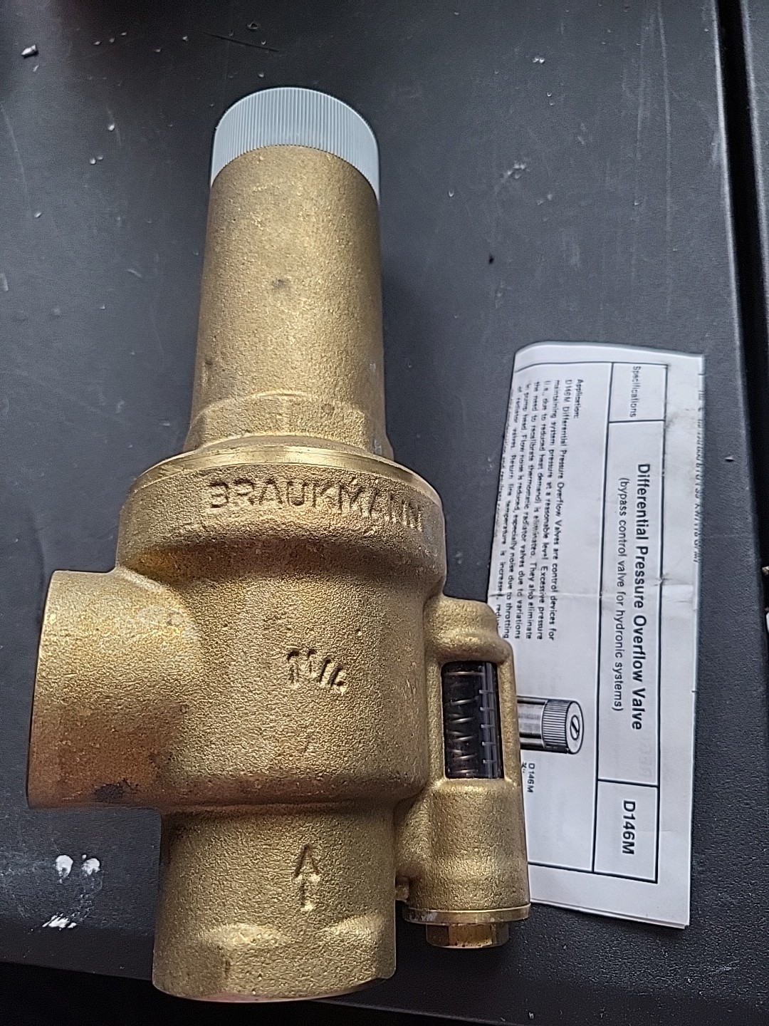 Honeywell Home D146m1040 Diff Pressure Overflow Valve-Na Version NOS
