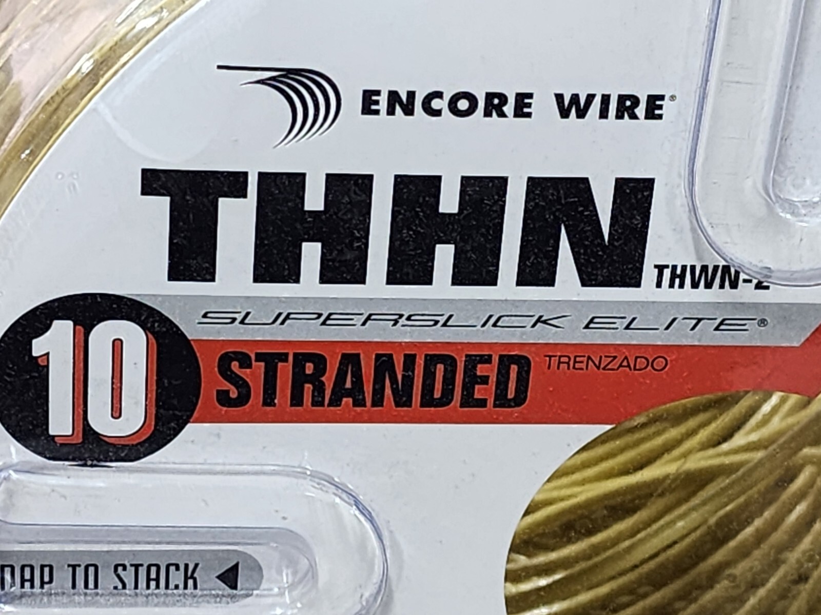 Encore #10awg 19 Stranded THHN/THWN-2/MTW Building Wire Yellow /100ft