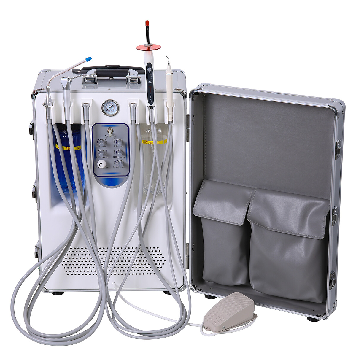 Mobile Dental Delivery Unit +Curing Light/ Dental Folding Chair Air Turbine Unit