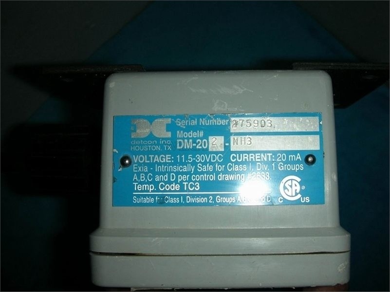 1Pc Used Detcon DM-20 DM-202-NH3 hs