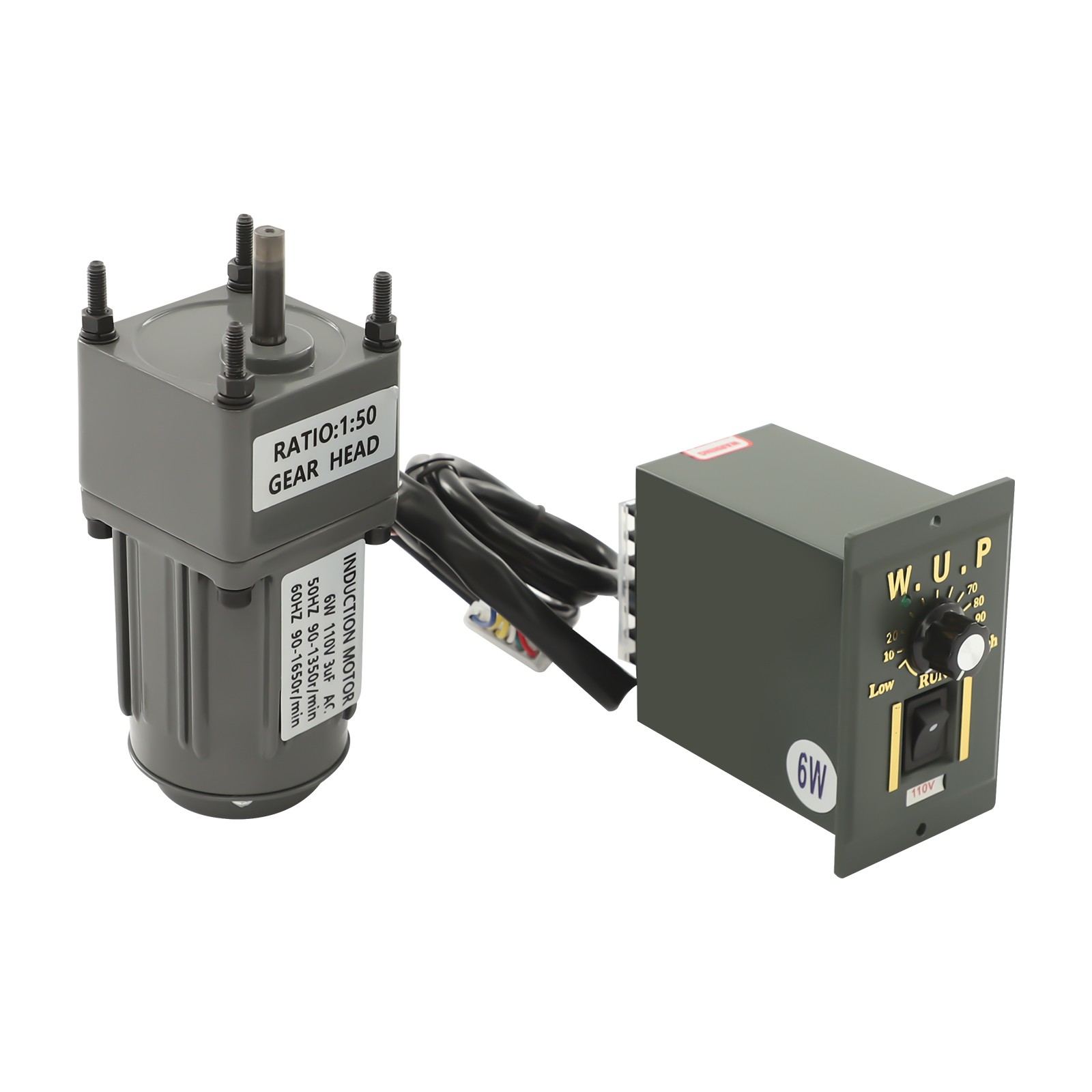 110V Reversible AC Gear Motor with Variable Speed Controller 27 RPM Fast Deliver
