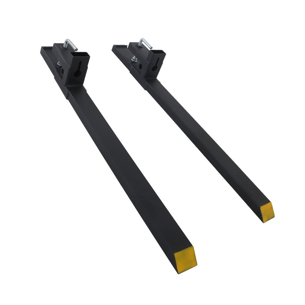 60 INCH Clamp on Pallet Forks 4000 LBS Heavy Duty Quick Attach Bucket Forks