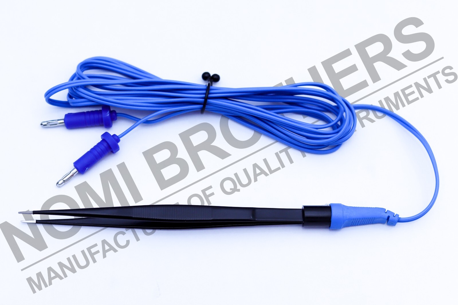 Non Stick Straight Bipolar Forceps 1 mm Tip 18cm Length & Reusable Cable