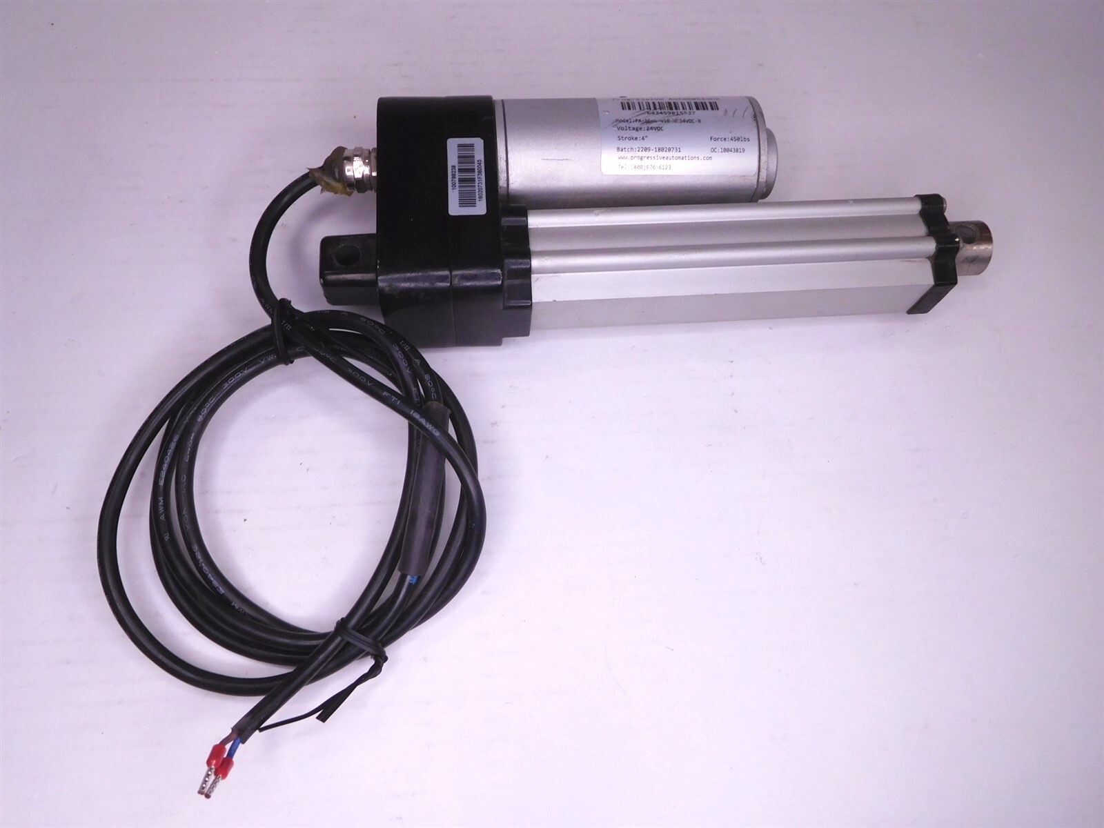 Progressive Automations 24VDC Linear Actuator 4″ Stroke 450 Lbs #1 (S1)