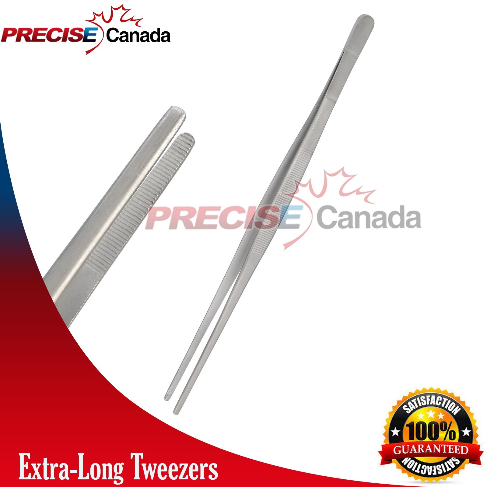 PRECISE CANADA 18 ” Huge Tweezers Thumb Dressing Forceps S.Steel