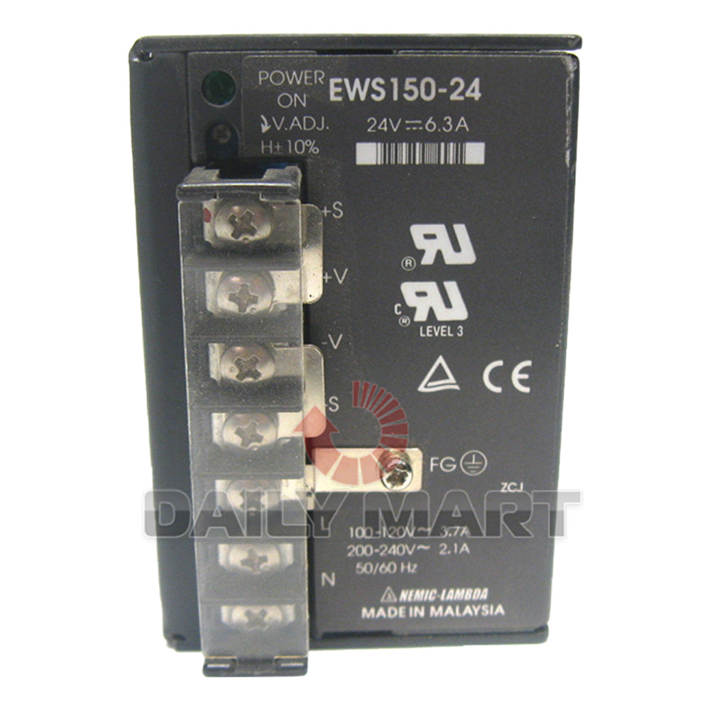 New In Box NEMIC-LAMBDA EWS150-24 Power Supply 24VDC 6.3A