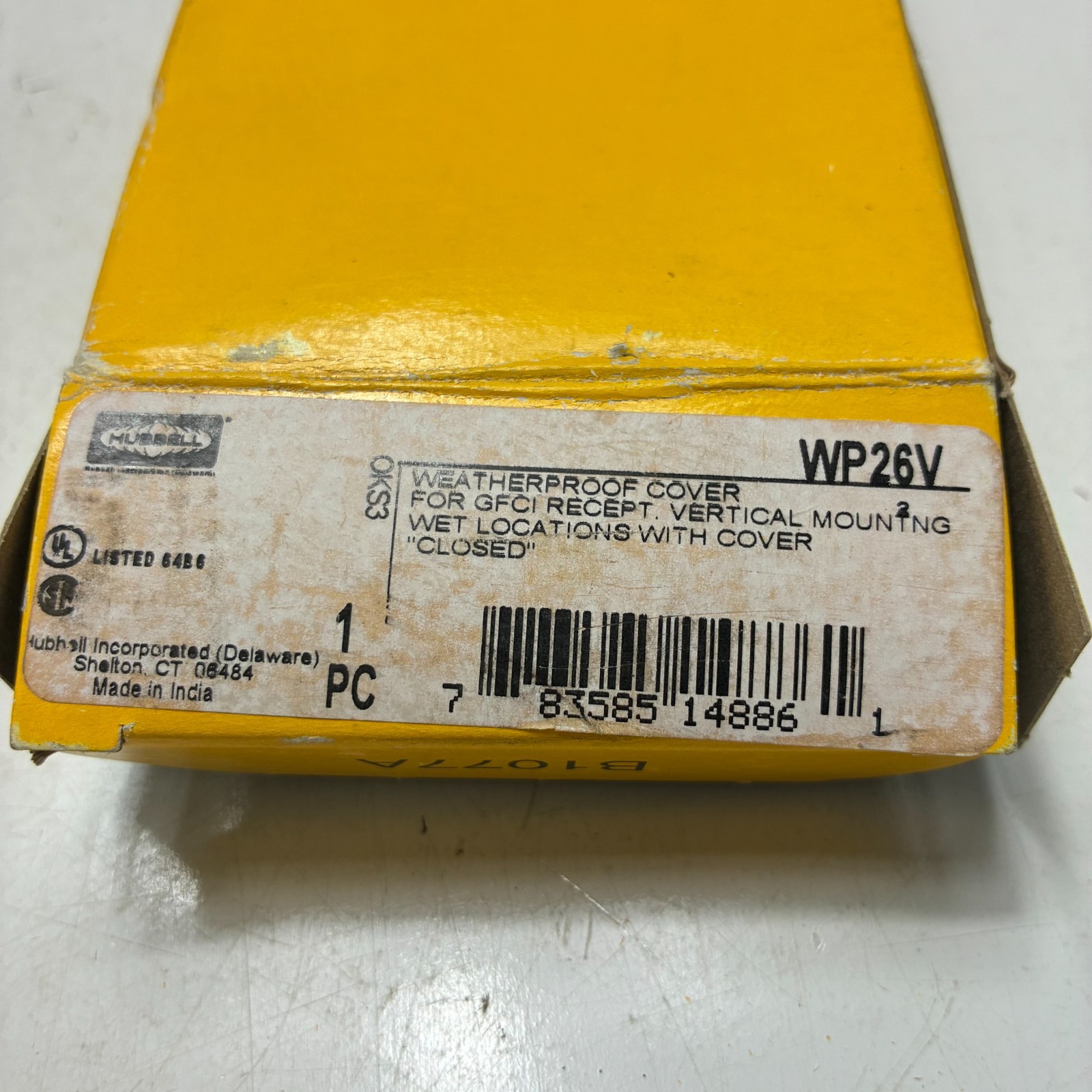 HUBBELL WP26V Weather proof Seal Cover