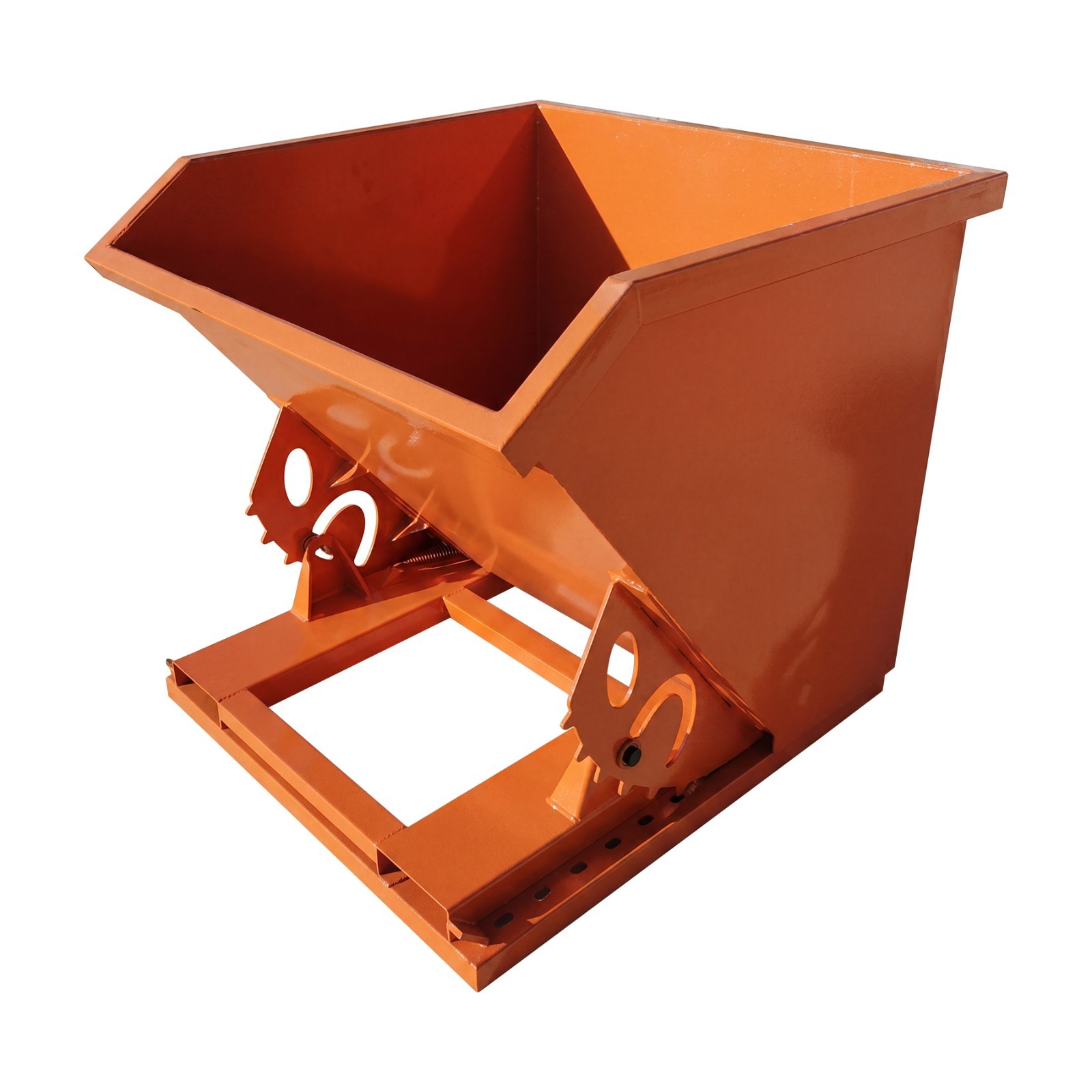 Self-Dumping Hopper – 1 Cubic Yard, Heavy Duty Steel, Forklift & Skid Steer Use