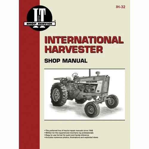 I&T Shop Manual fits International 706 756 806 856 1206 1256 1456 2706 2856