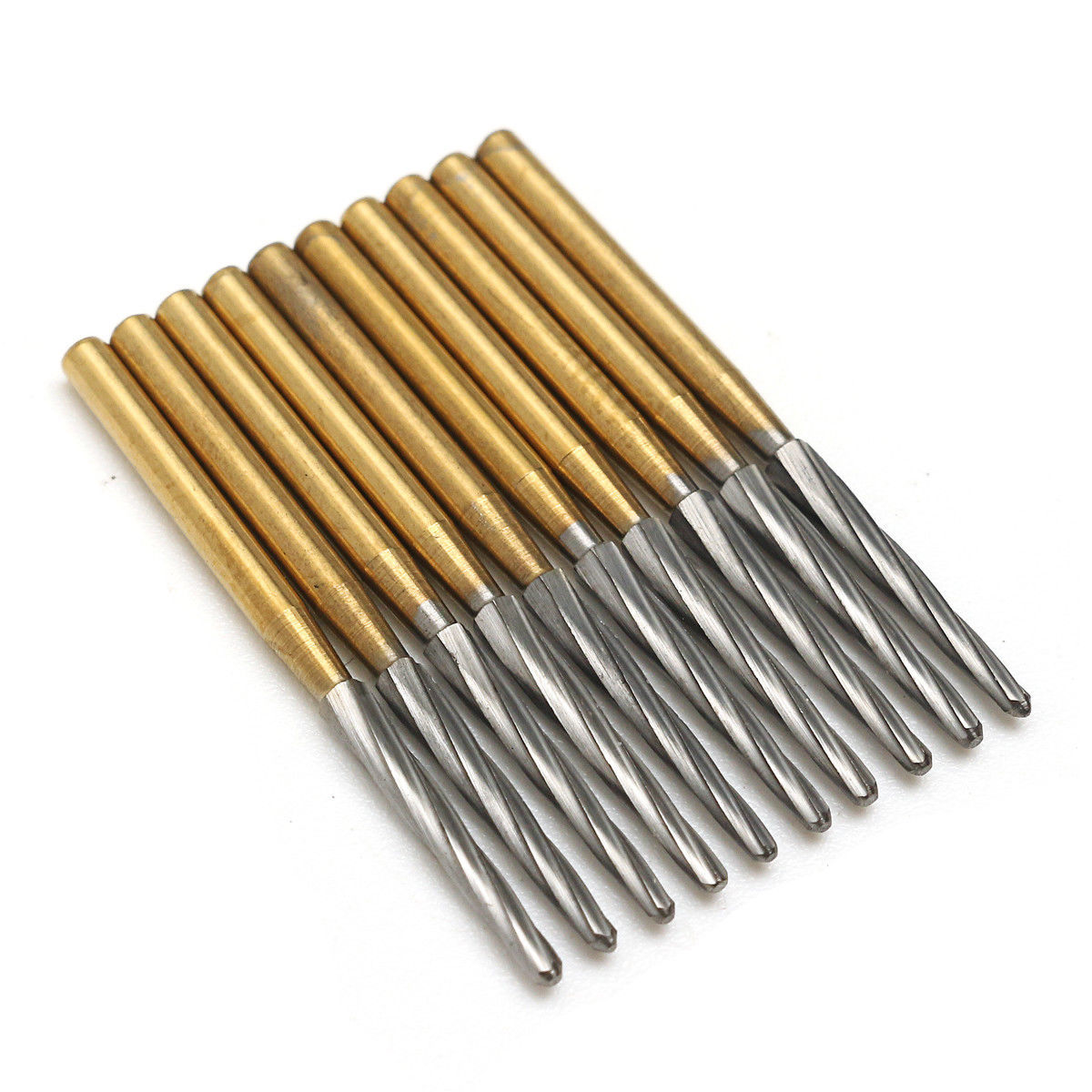 12 Pcs Dental Endodontic Tungsten Carbide Burs Set FG Endo-Z 23mm 25mm 28mm