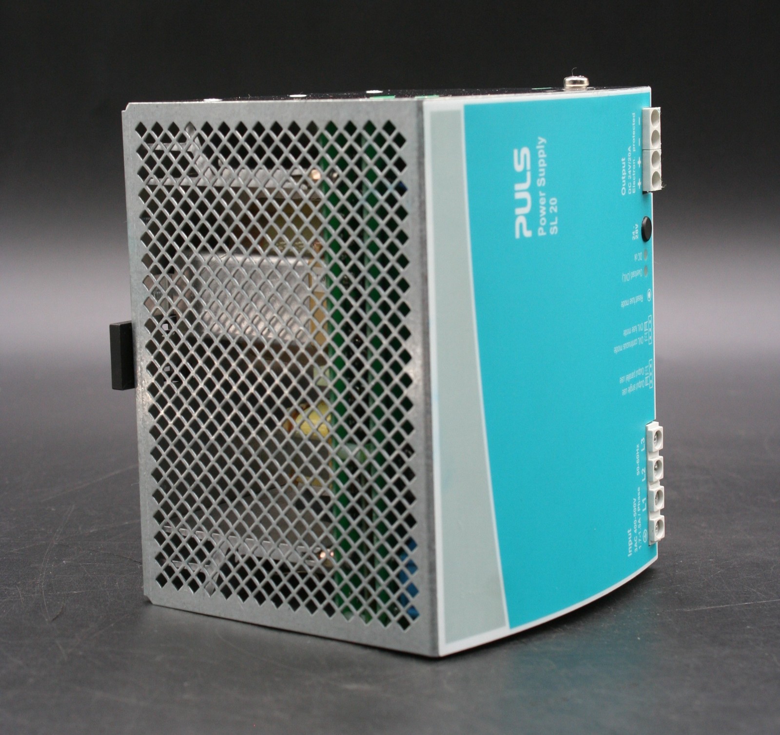 One (1) PULS SL20.310 Power Supply, 3 Phase, 480W, 400-500V AC, 24-28V DC
