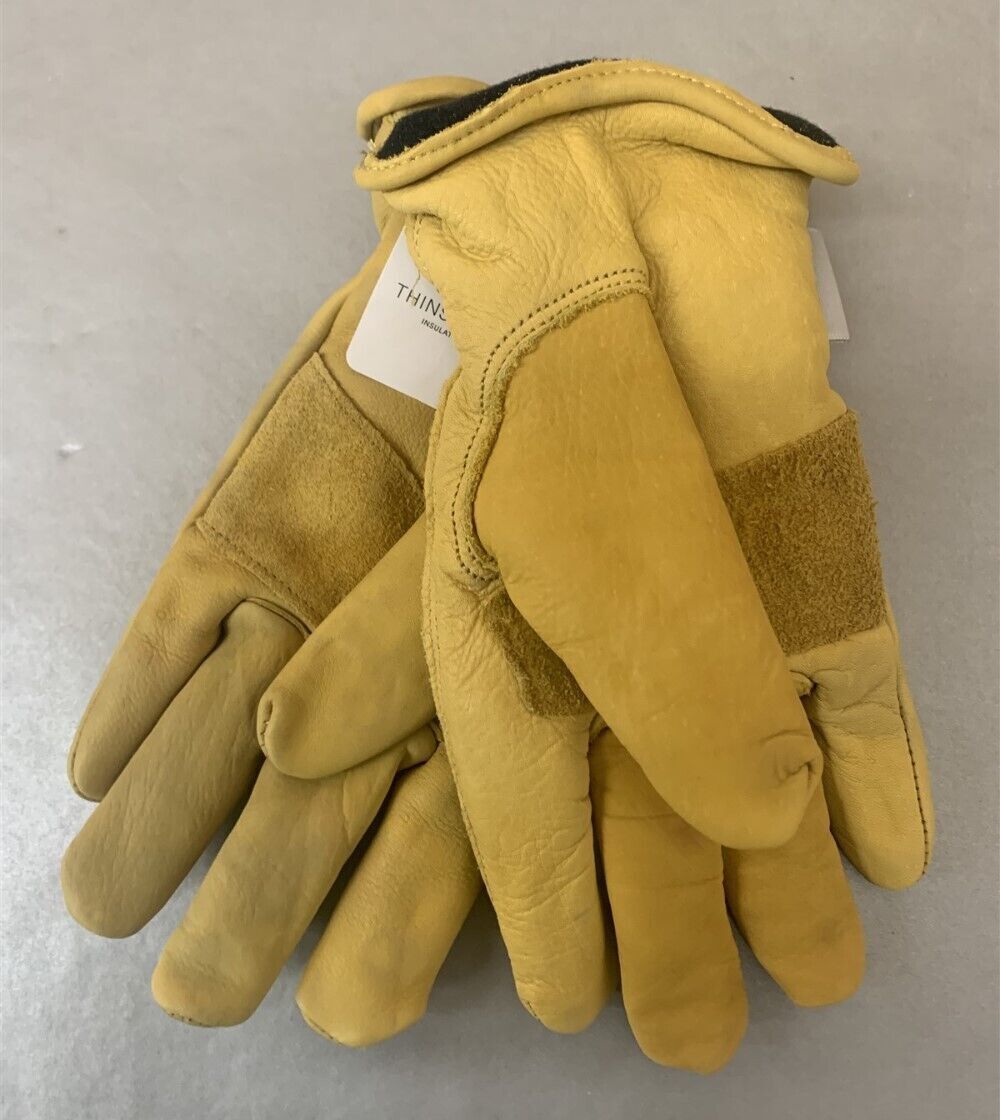 Wells Lamont Cold Weather Heavy Duty Cowhide Warm Thinsulate Gloves Size L