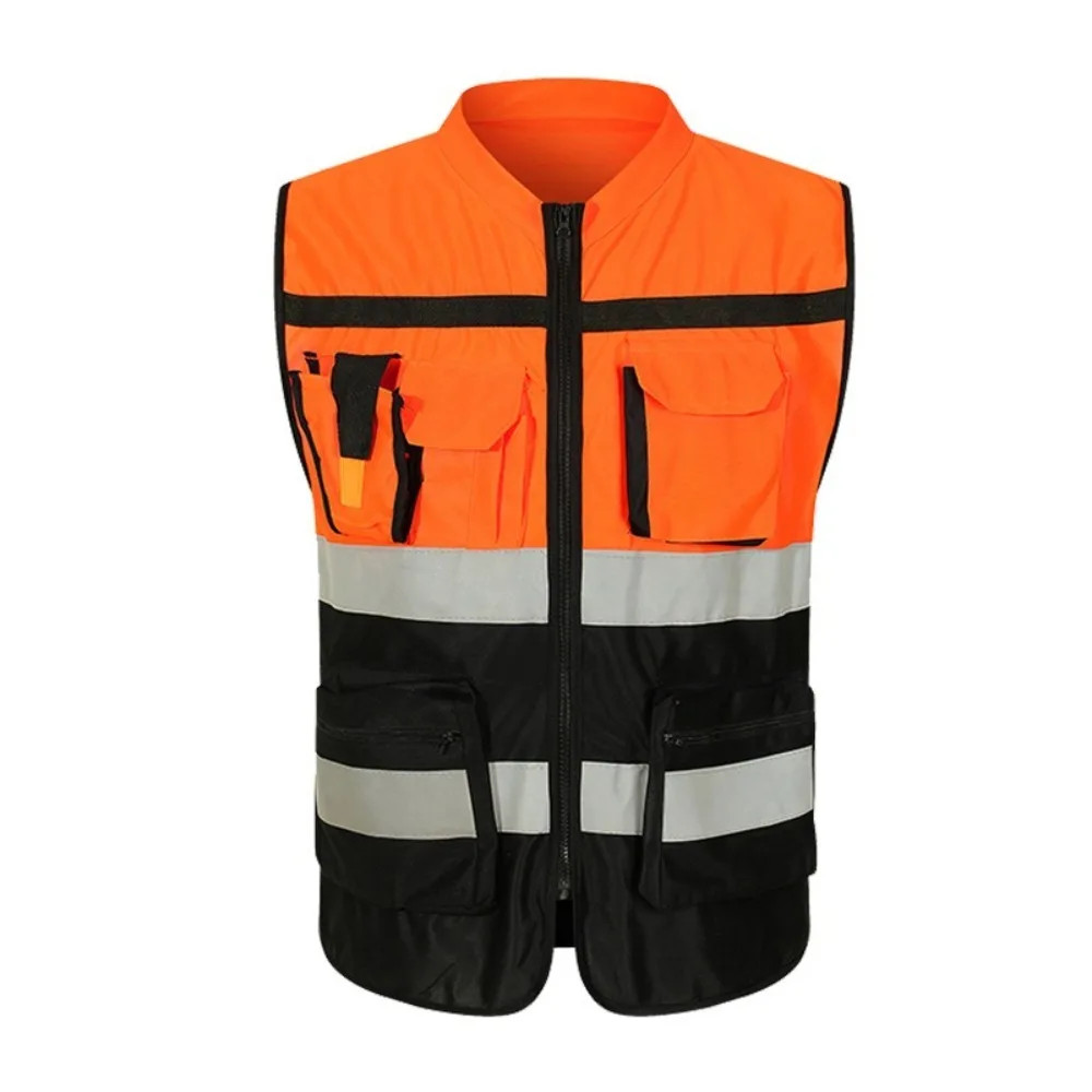 Reflective Safety Vest High Visibility One Size with Pocket Outdoor Gear