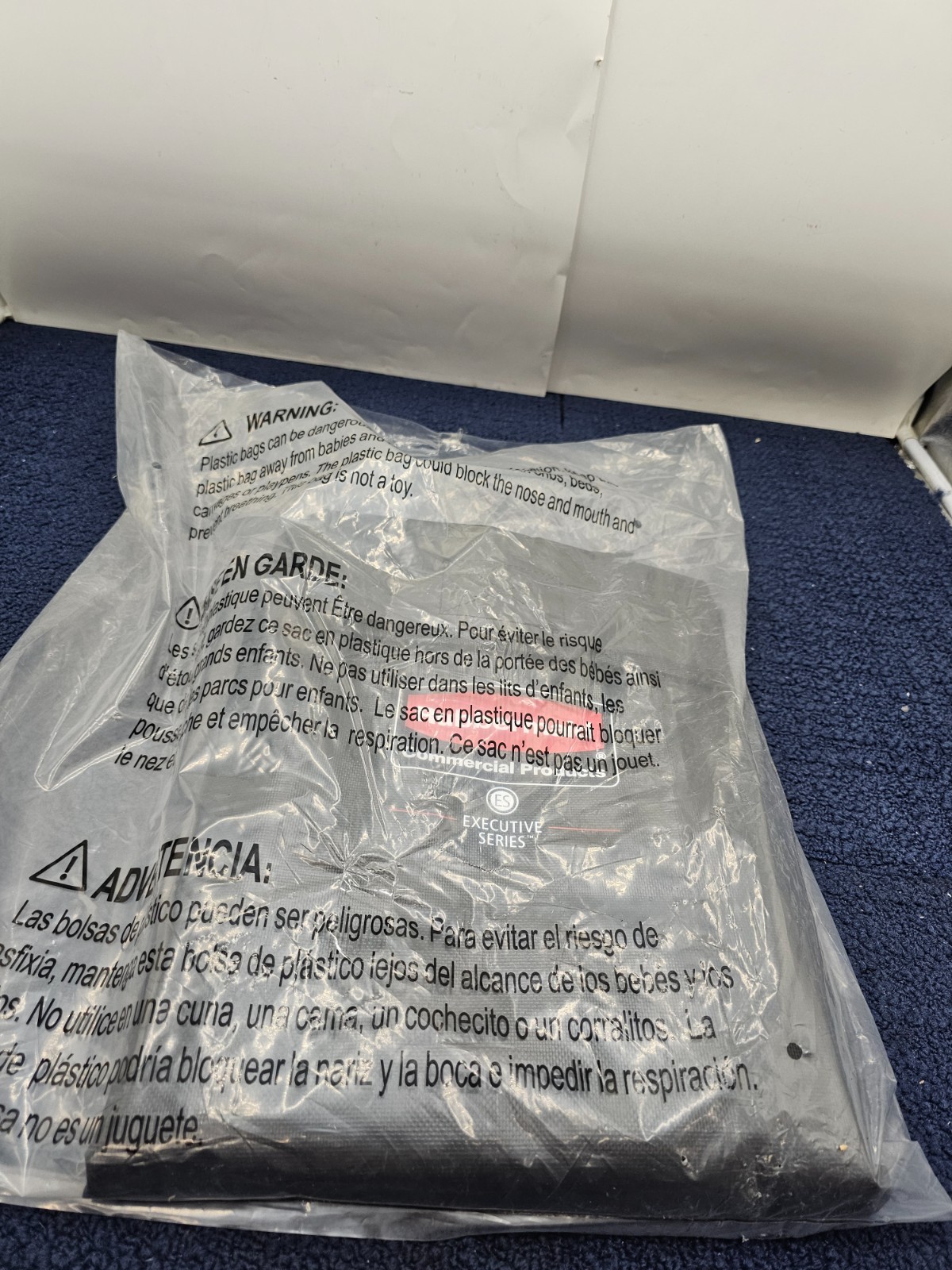 Rubbermaid Commercial Mesh Cart Bag 1966889 Open Side Load EXECUTIVE SERIES