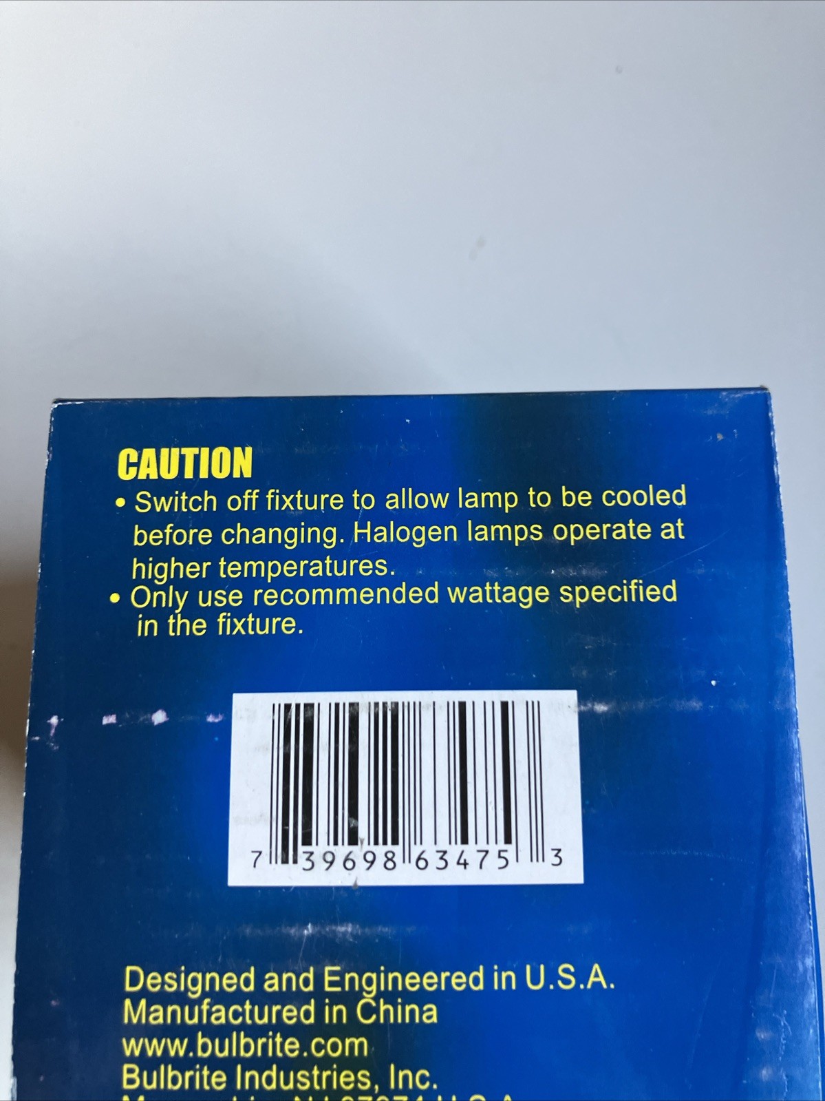 75R111GU/FL Bulbrite R111 75W GU10 Flood # 634075 Aluminum Covered Halogen NEW