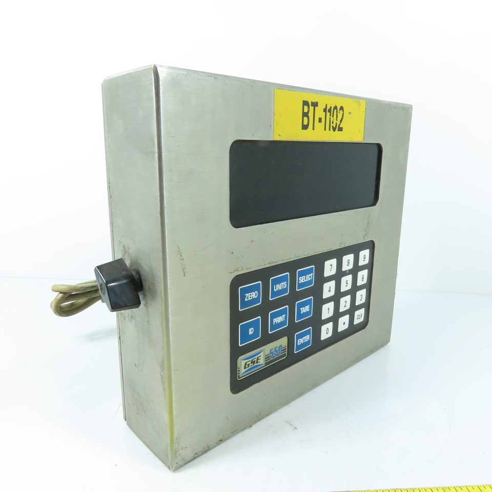 GSE Scale Systems Model 550 Digital Weight Indicator Scale Readout 115V 50/60Hz