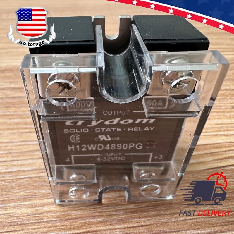 NEW SSR Solid State Relay For Crydom H12WD4890PG 4-32VDC 600VAC 90A US Shipping