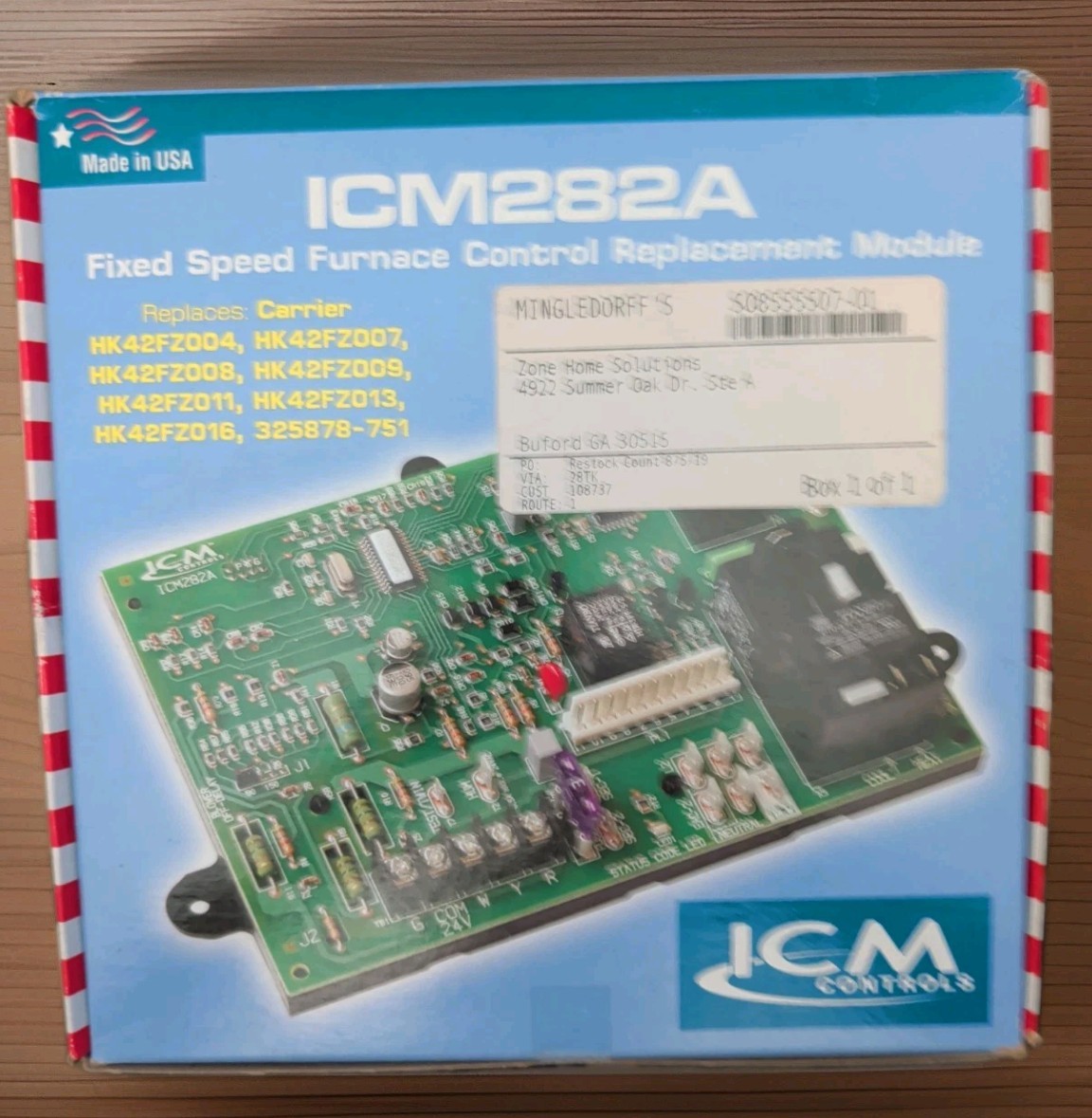 ICM Furnace Control Board – Green (ICM282A)