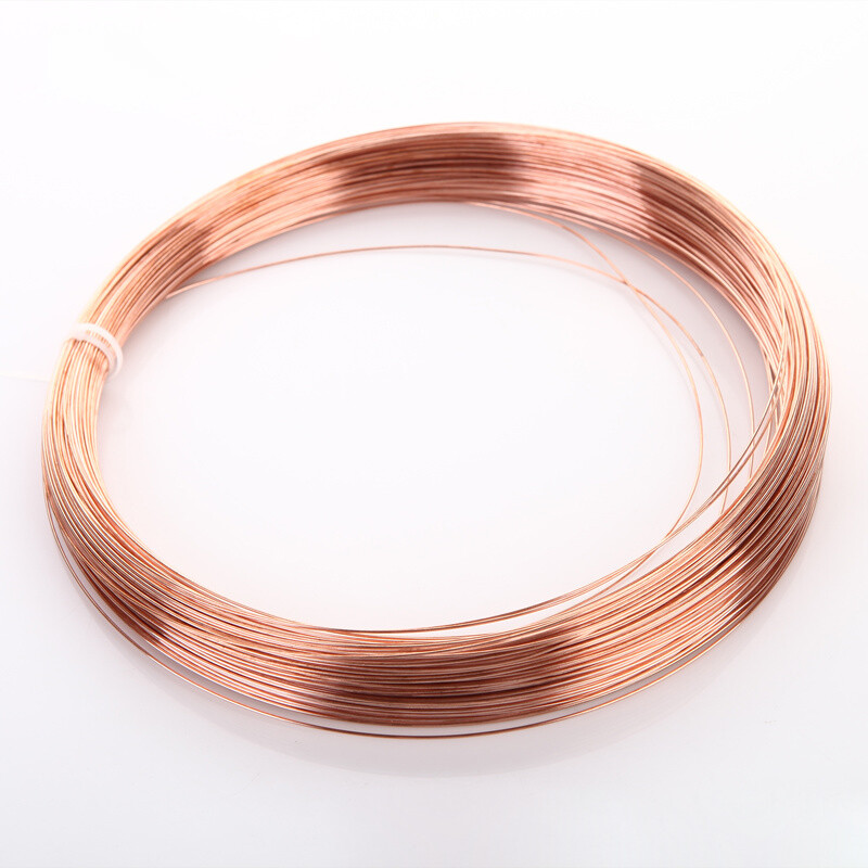 5m/10m Copper Wire Round Solid Bare 0.2mm/0.3mm/0.4mm-2.5mm Craft Florist Wire