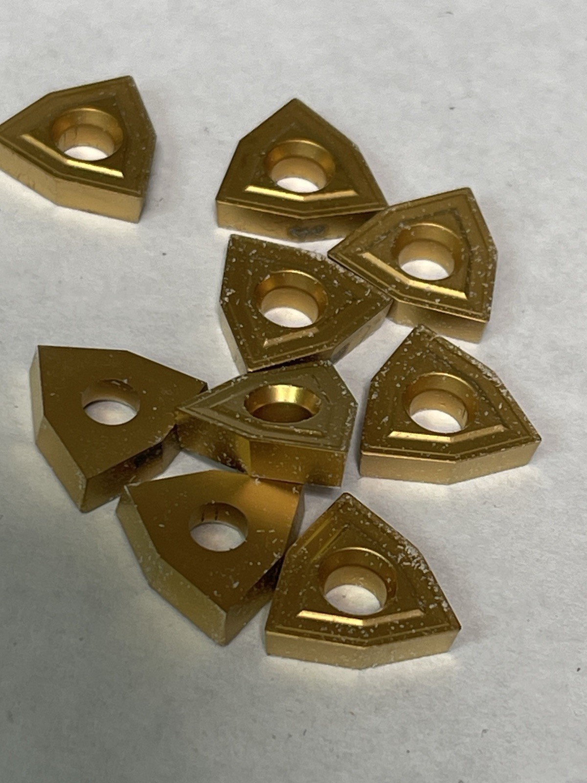 HERTEL/Ingersoll/Kennametal Carbide Inserts WCGX070304S CM3 Qty. 9 (26JL10)