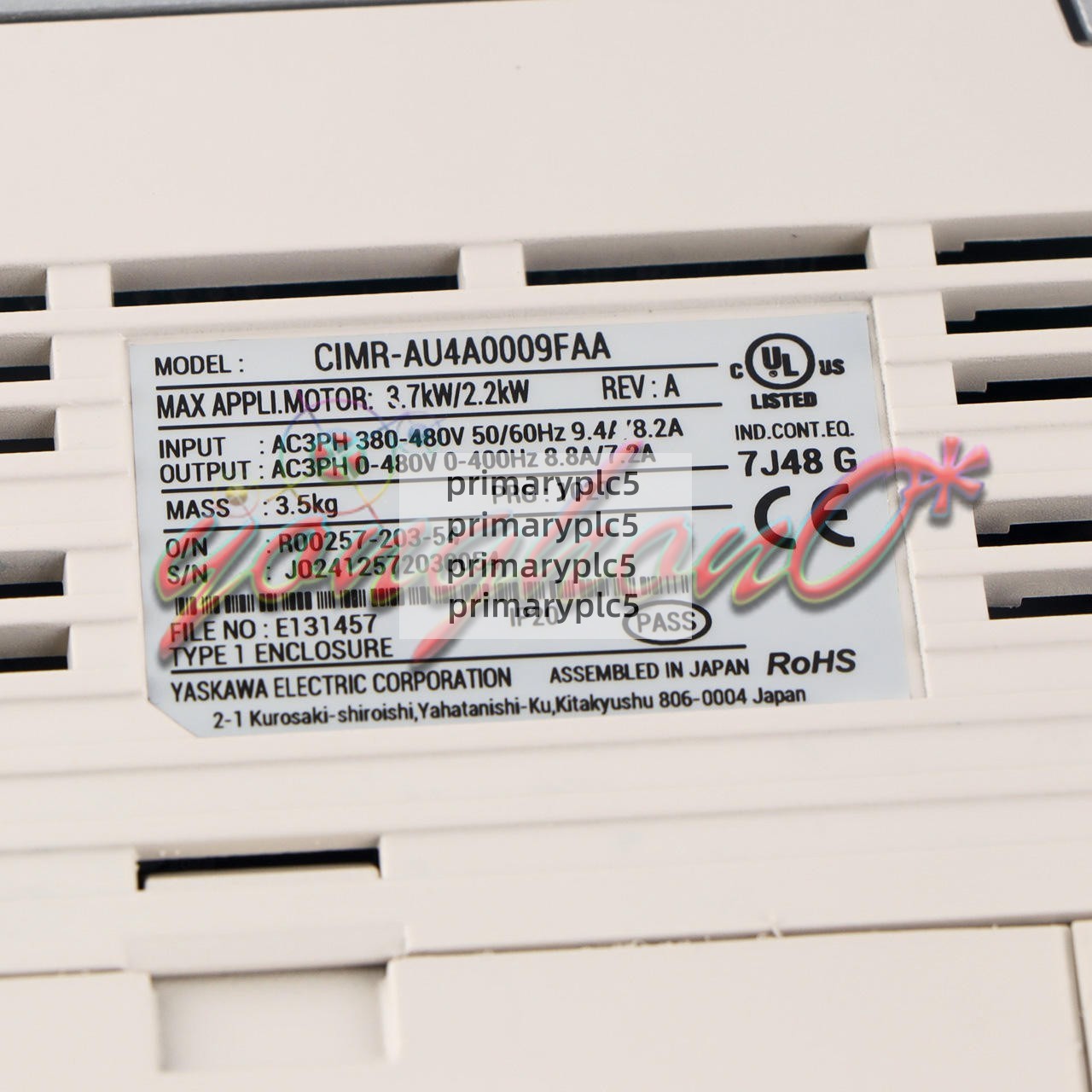 1PC NEW YASKAWA A1000 AC Drive CIMR-AU4A0009FAA Frequency converter