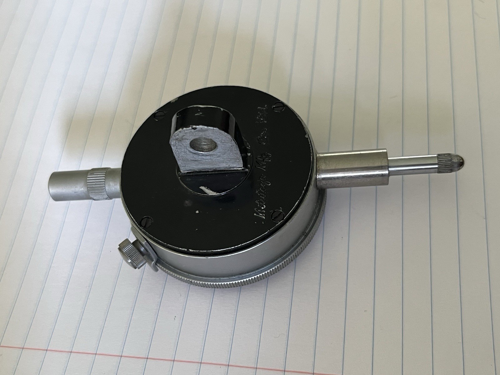 Mitutoyo Dial Indicator Gauge – 0.001″ to 0.400″ – Lug Back – Model 2412