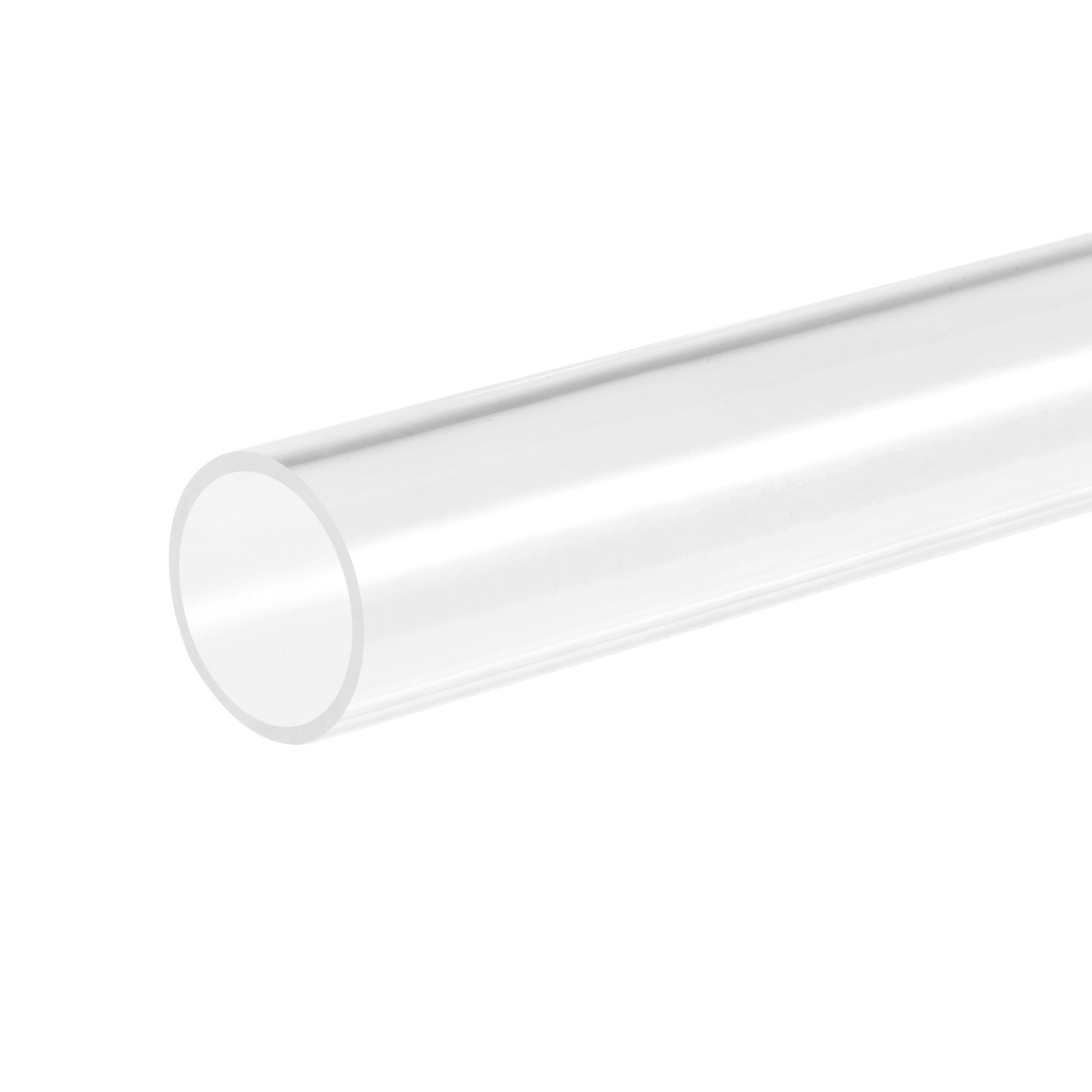 Clear Rigid Acrylic Pipe 31mm ID x 35mm OD x 305mm Round Tube