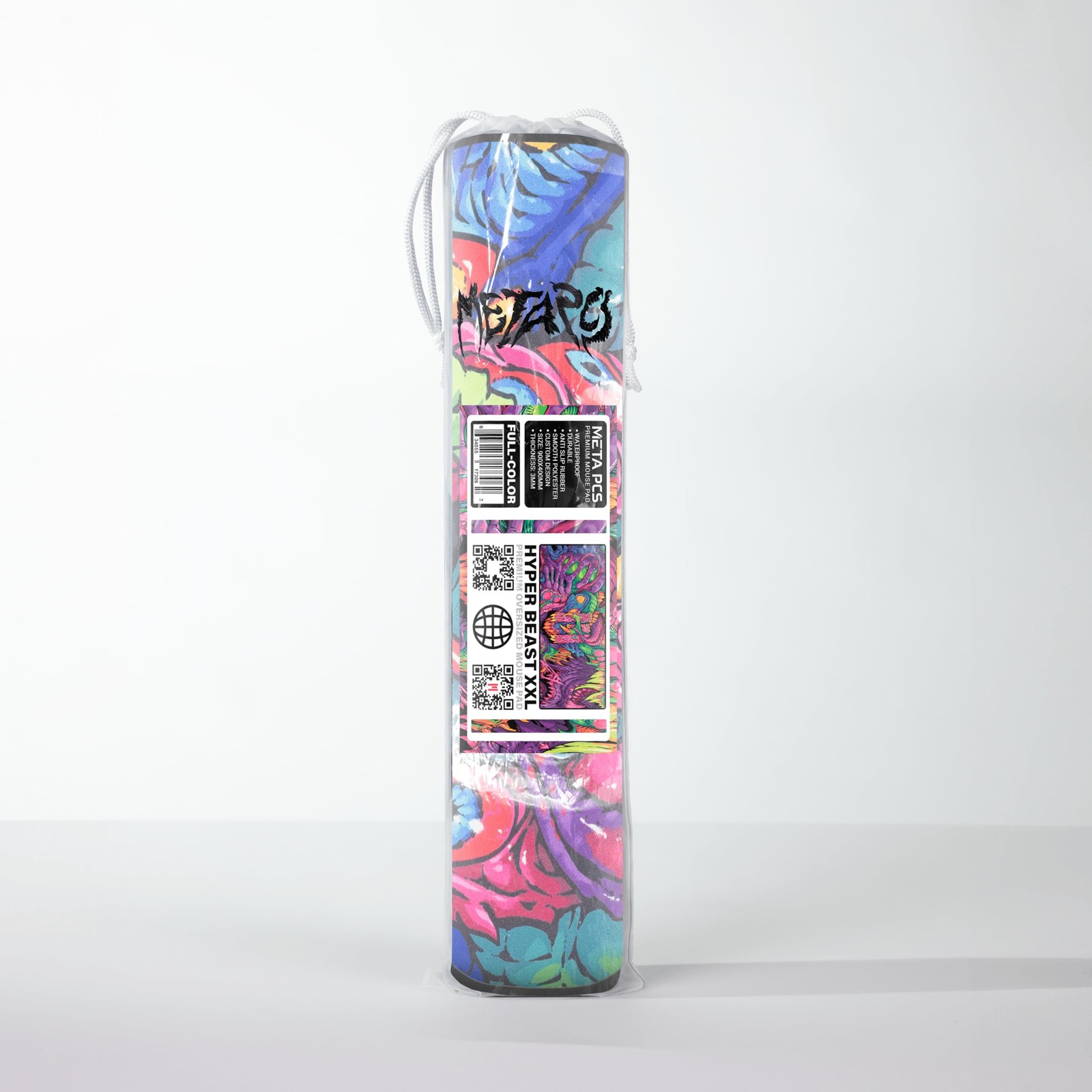 META PCS – Hyperbeast Extended Gaming Mousepad – 35.4″ x 15.7″, Full-color