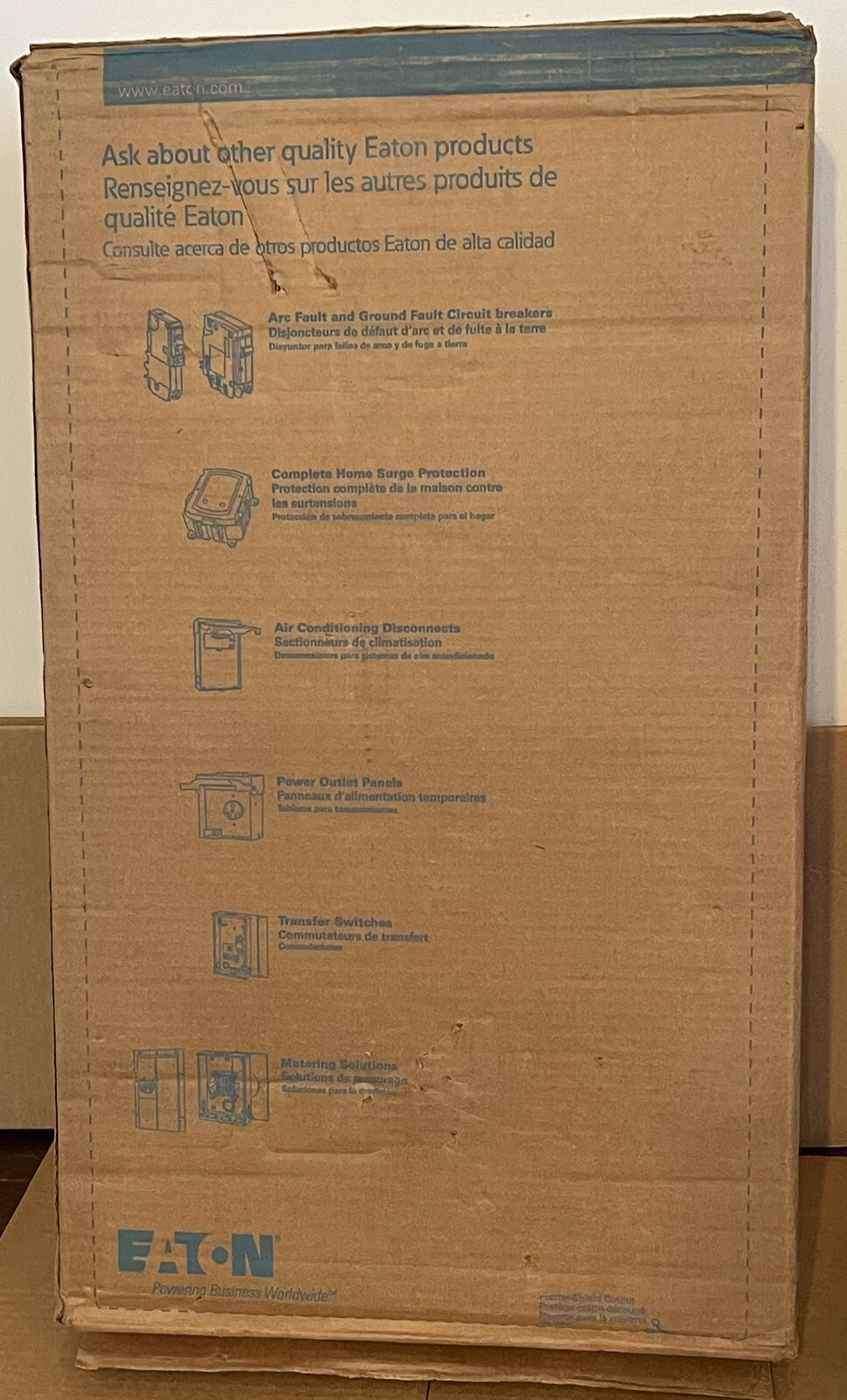 NEW Eaton 200A Outdoor Main Breaker Plug-On Neutral Design BRP08B200RF