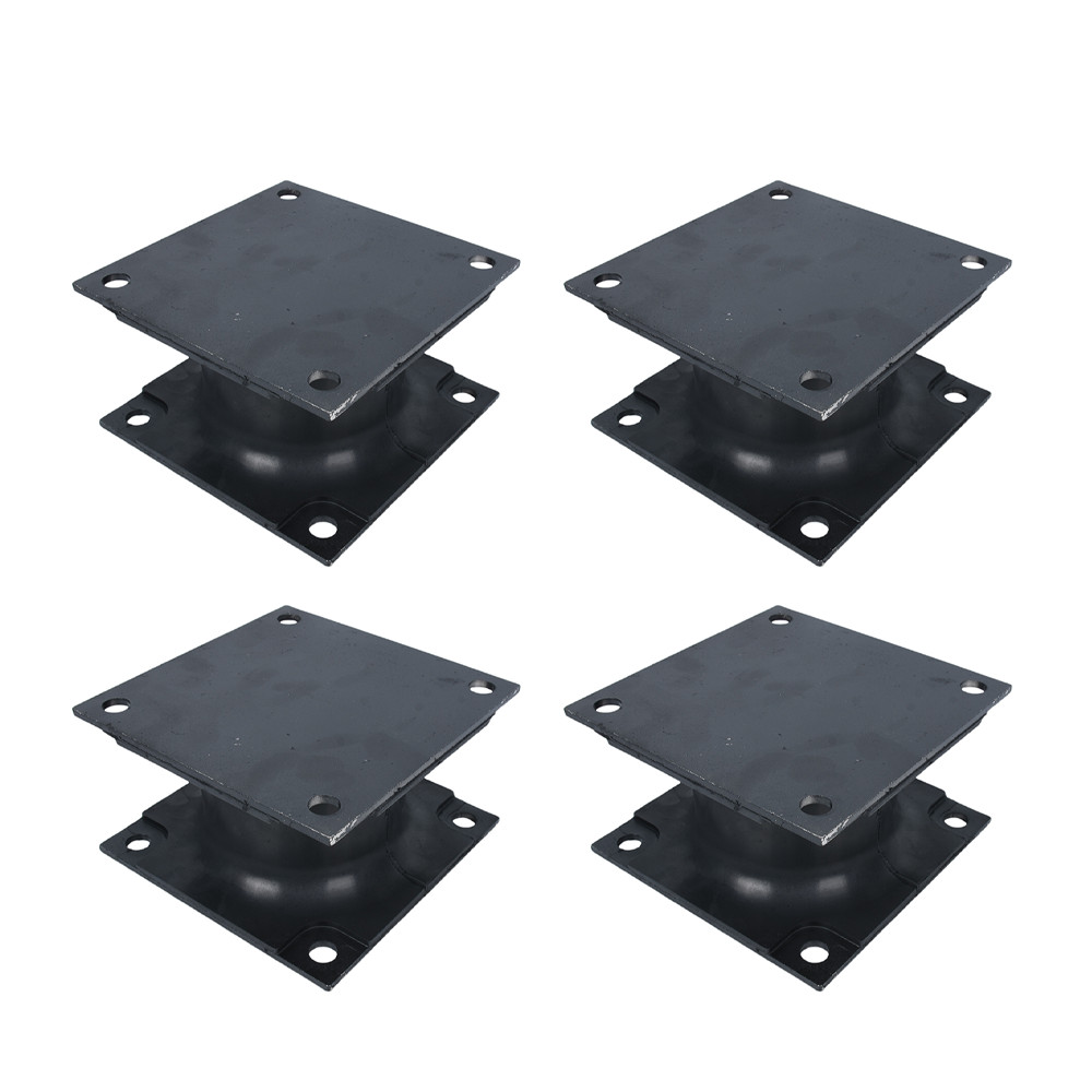 4PCS Fit Stanley Hydraulic Vibratory Plate Compactor Rubber Isolator Shock Mount