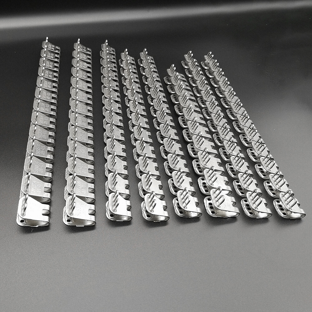 8 Pcs 20″ For 3-5mm Belts Conveyor Lacing connector Staple Belt Lacing