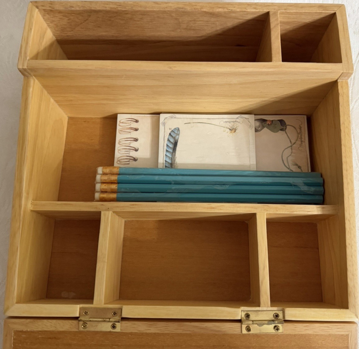 New Hallmark Marjolein Bastin Nature’s Sketchbook stationary desk organizer &