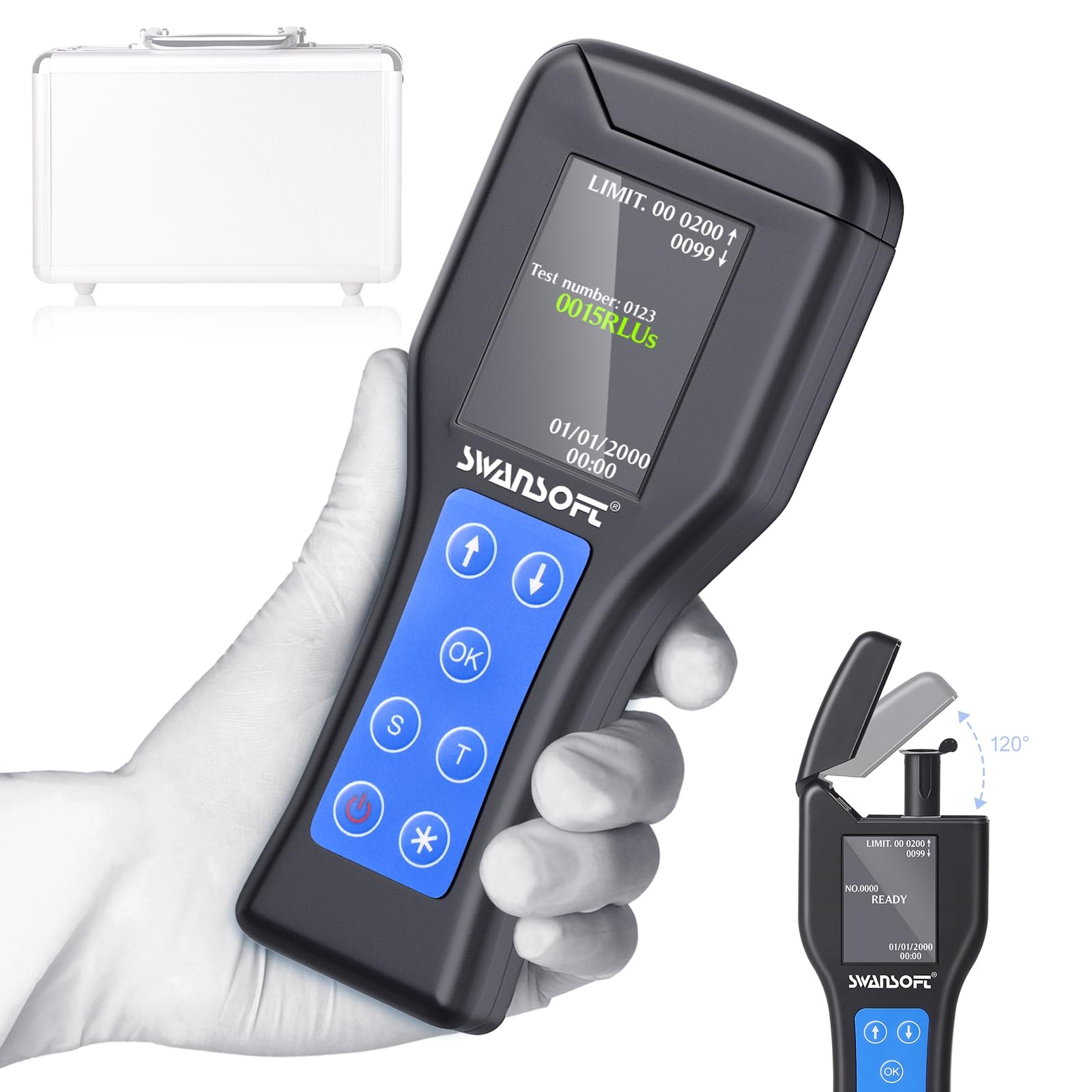ATP Fluorescence Detector LCD Screen Surface Cleanliness Analyzer Meter
