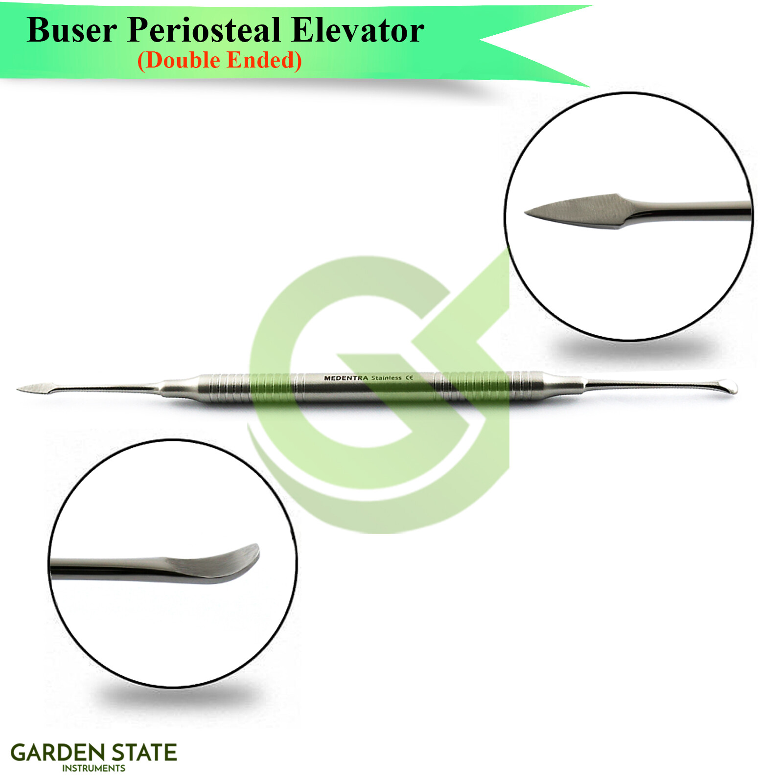Dental Implant Buser Periosteal Sinus Elevator Double Ended Surgical Instruments