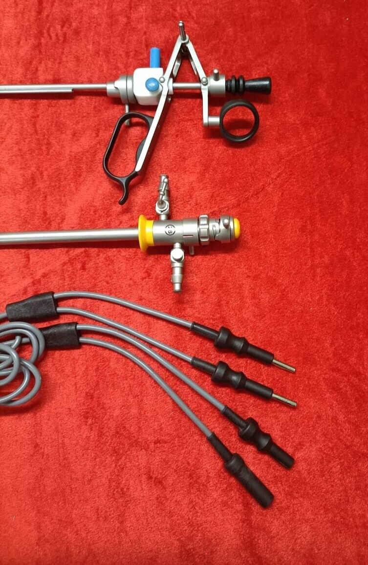 Laparoscopic Bipolar Active Working Element Set 26fr SS Best Quality Reusable