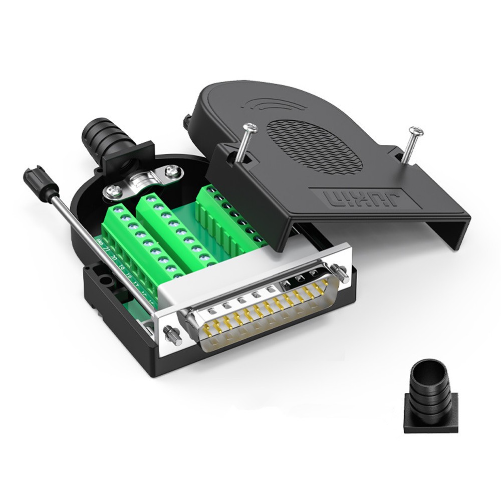 DB25 Breakout Board Male/Female Adapter 25-pin Port To Terminal Connector Thin