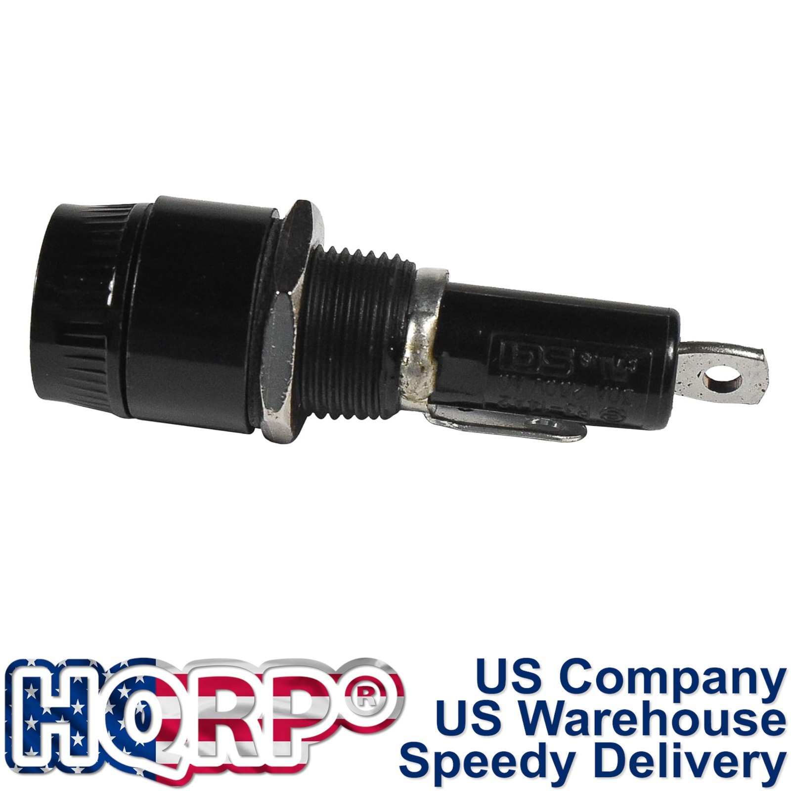 2-Pack Screw Cap Panel Mount Fuse Holder for 6x30mm Fuses 30A 250V AC, R3-14A2