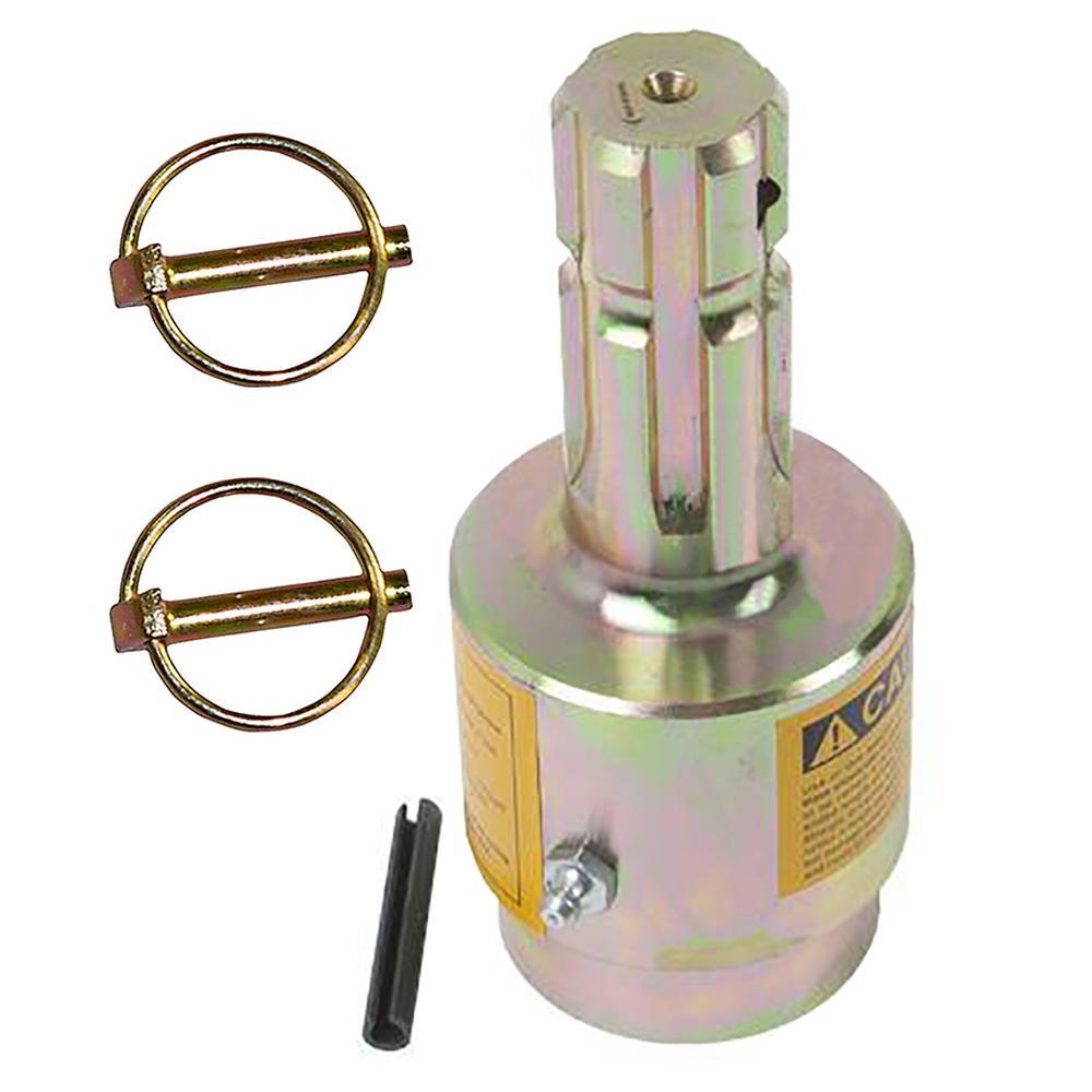 PTO Over Running Coupler 540 RPM Slip Over Run Clutch 1-3/8″ Male 1-3/8″ Female