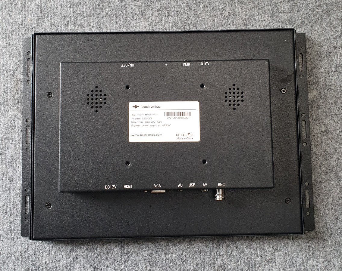 Beetronics 12VG3 12″ Monitor