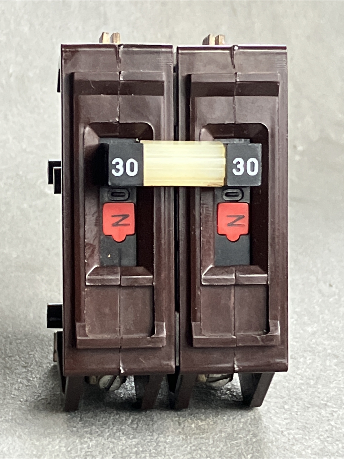 Wadsworth A230NI 30 Amp 2 Pole 2P Type A Metal Foot / Tabs Breaker A230
